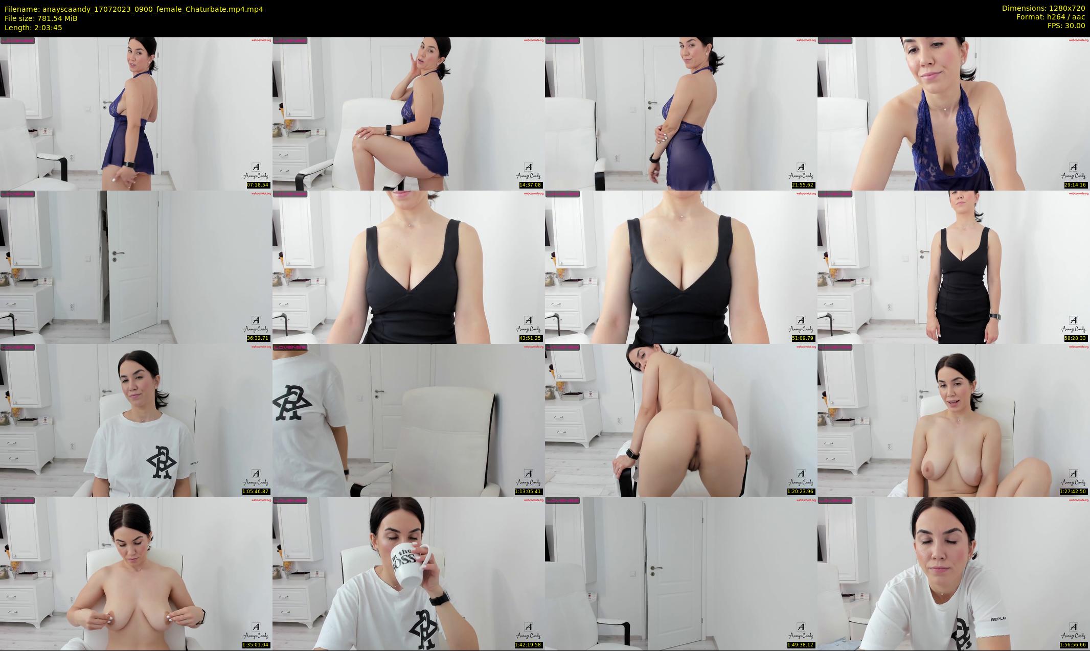 anayscaandy — 124 minute Chaturbate female cam show recording, 720p, Jul 17, 2023
