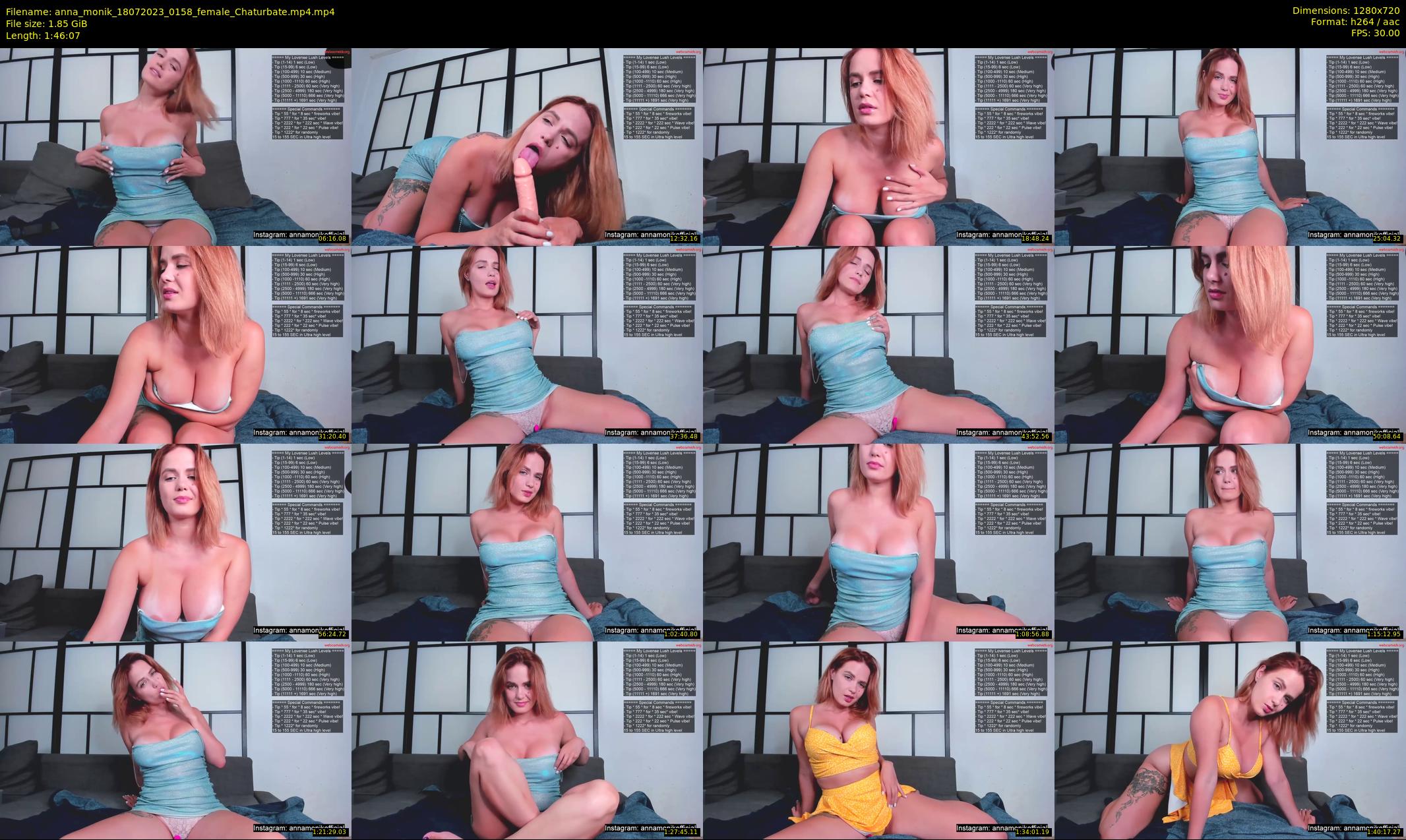 anna_monik — 107 minute Chaturbate couple cam show recording, 720p, Jul 18, 2023