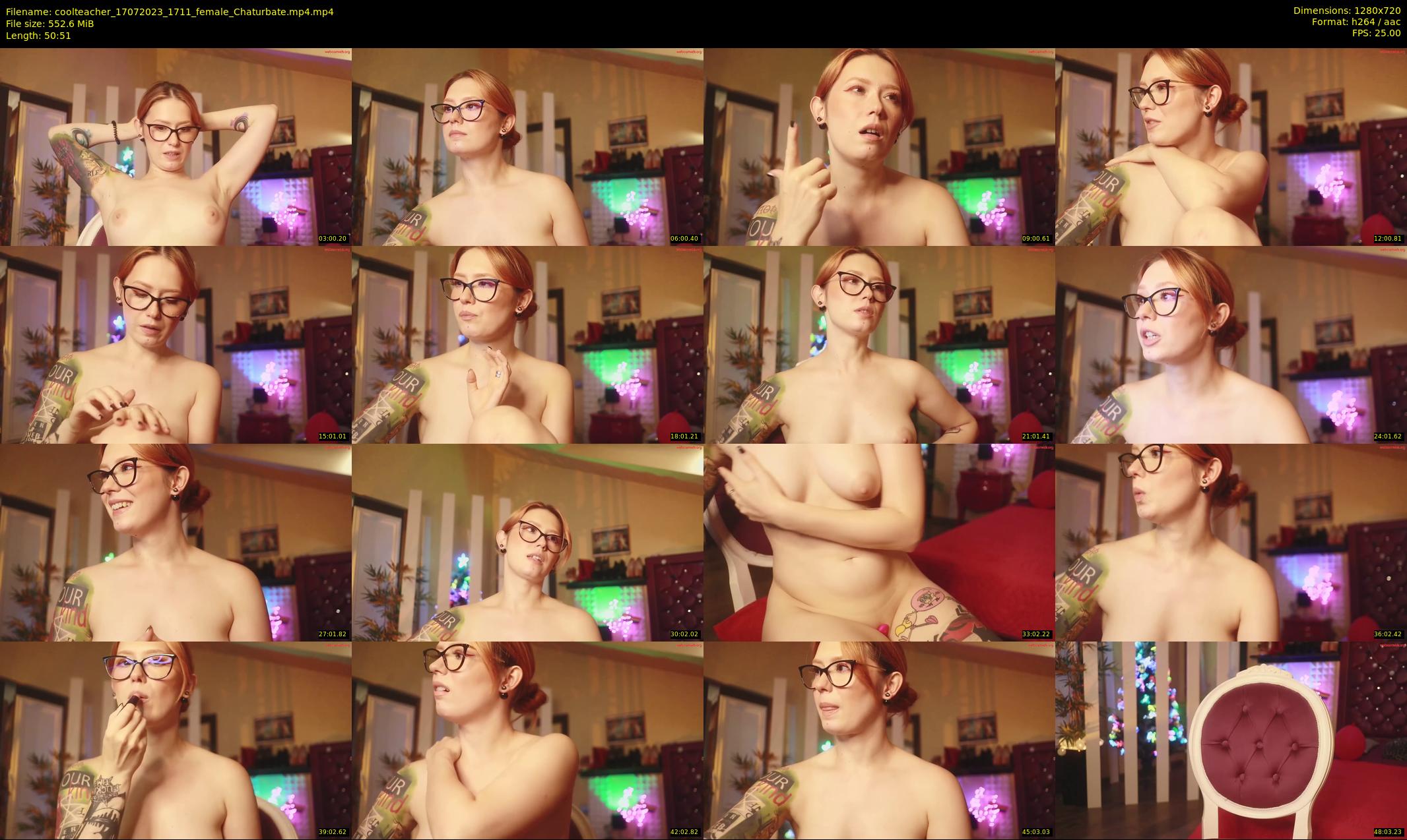 coolteacher — 51 minute Chaturbate female cam show recording, 720p, Jul 17, 2023