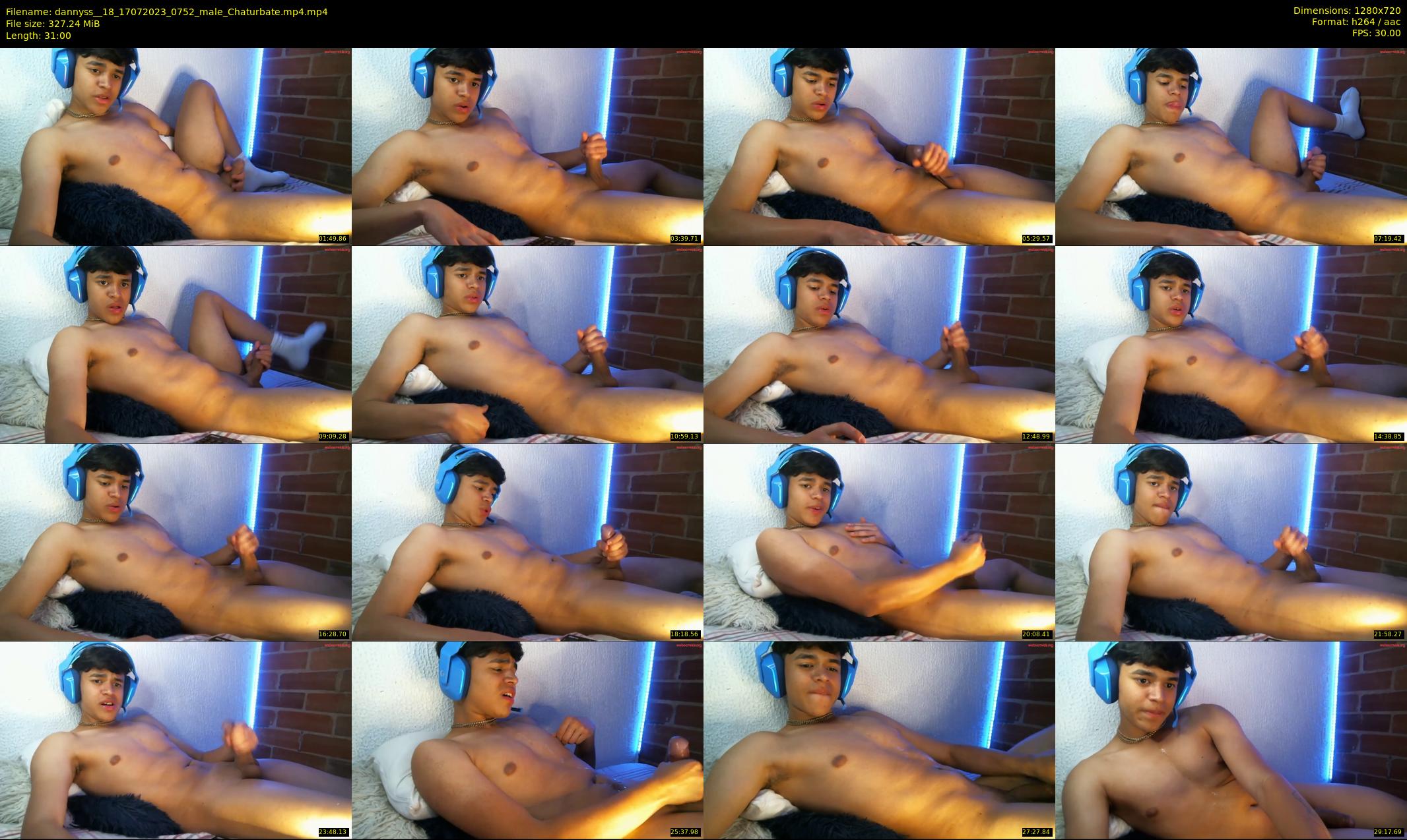 dannyss__18 — 31 minute Chaturbate male cam show recording, 720p, Jul 17, 2023