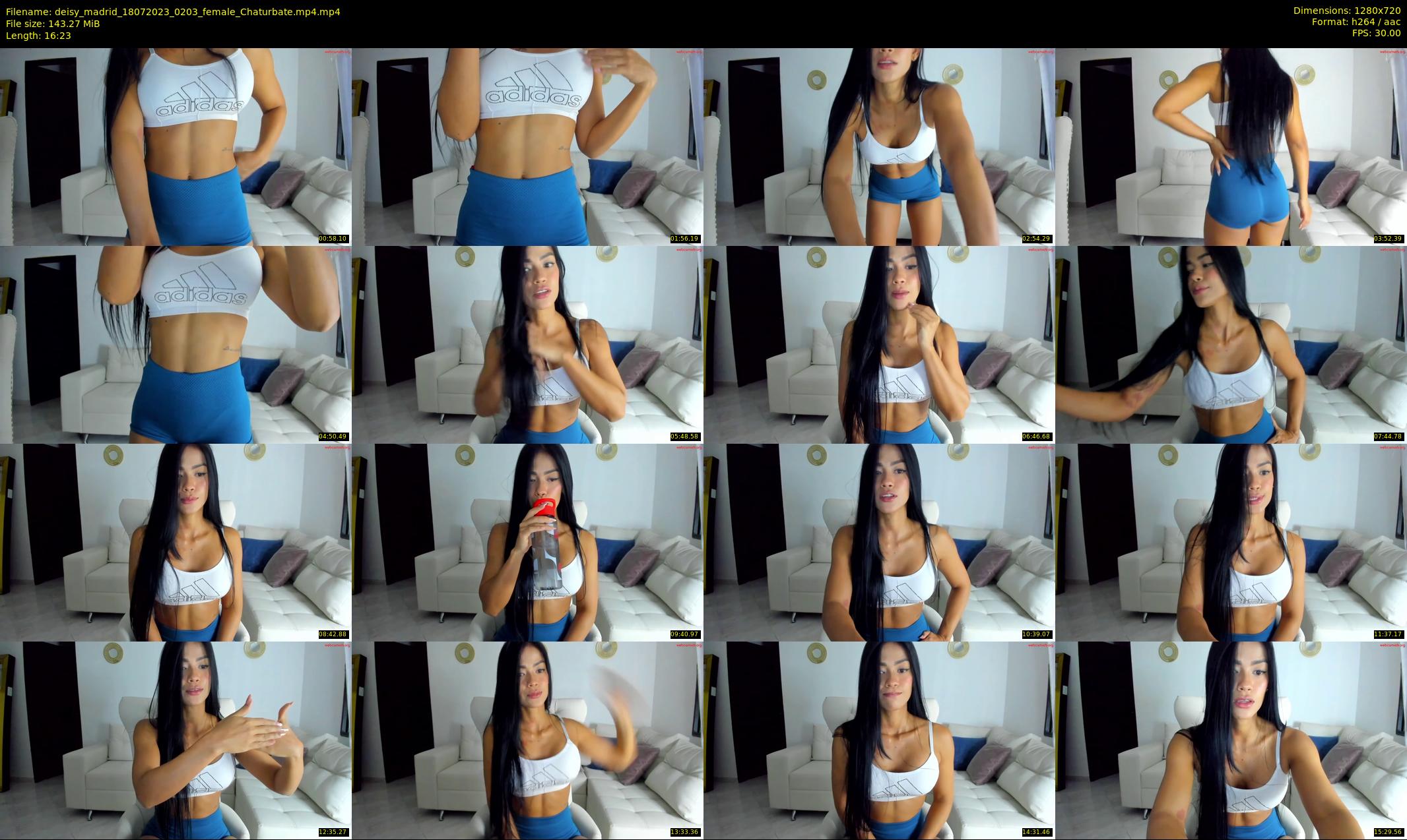 deisy_madrid — 17 minute Chaturbate female cam show recording, 720p, Jul 18, 2023