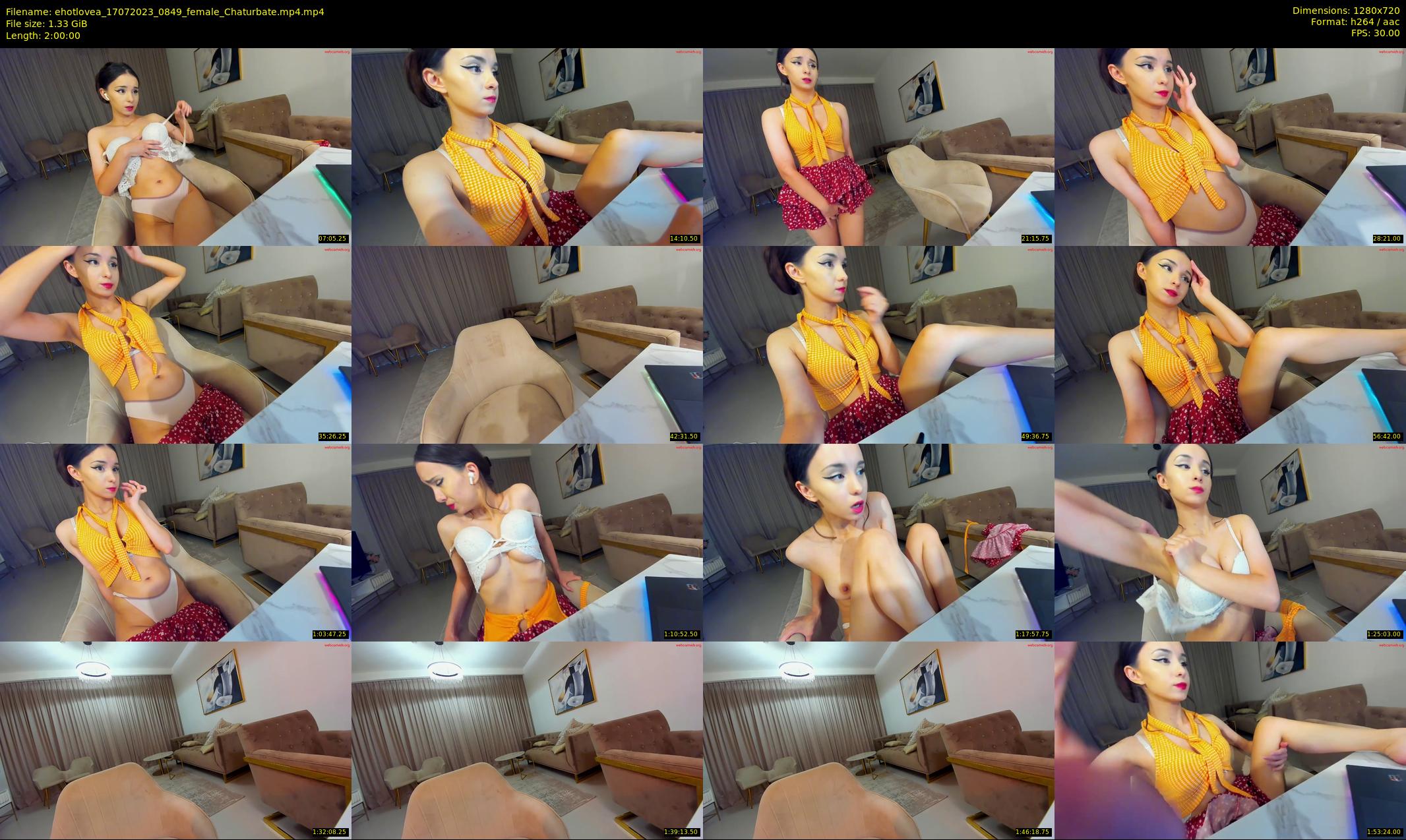 ehotlovea — 120 minute Chaturbate female cam show recording, 720p, Jul 17, 2023