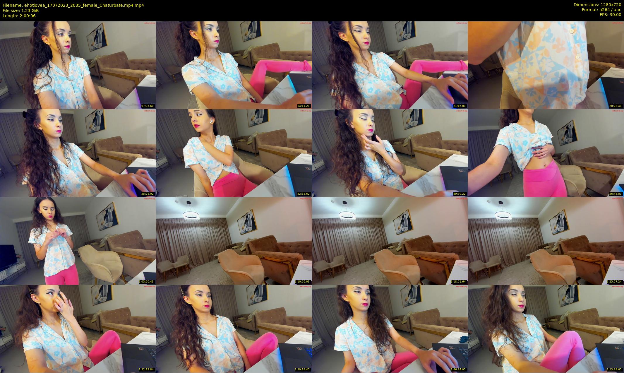 ehotlovea — 121 minute Chaturbate female cam show recording, 720p, Jul 17, 2023