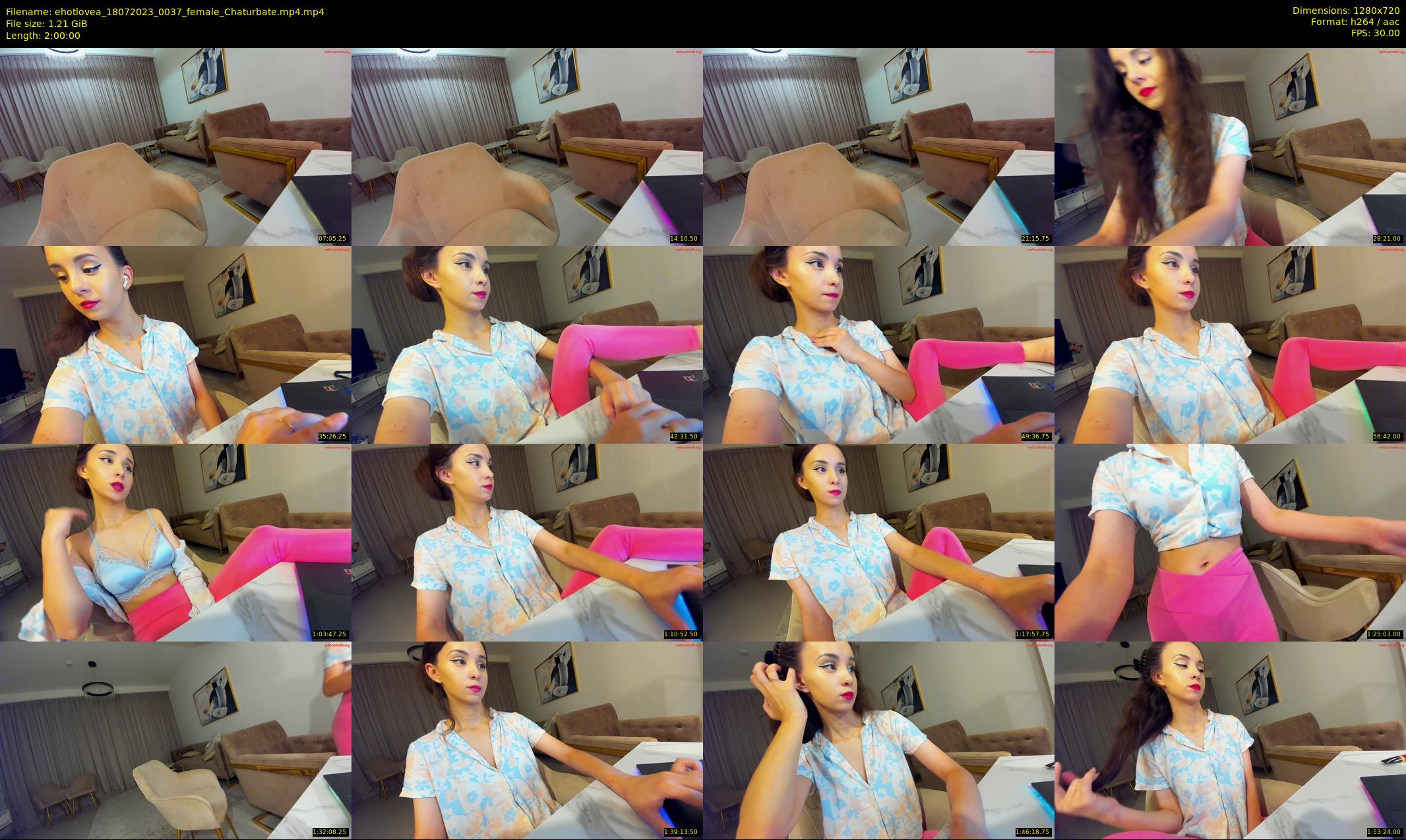 ehotlovea — 120 minute Chaturbate female cam show recording, 720p, Jul 18, 2023