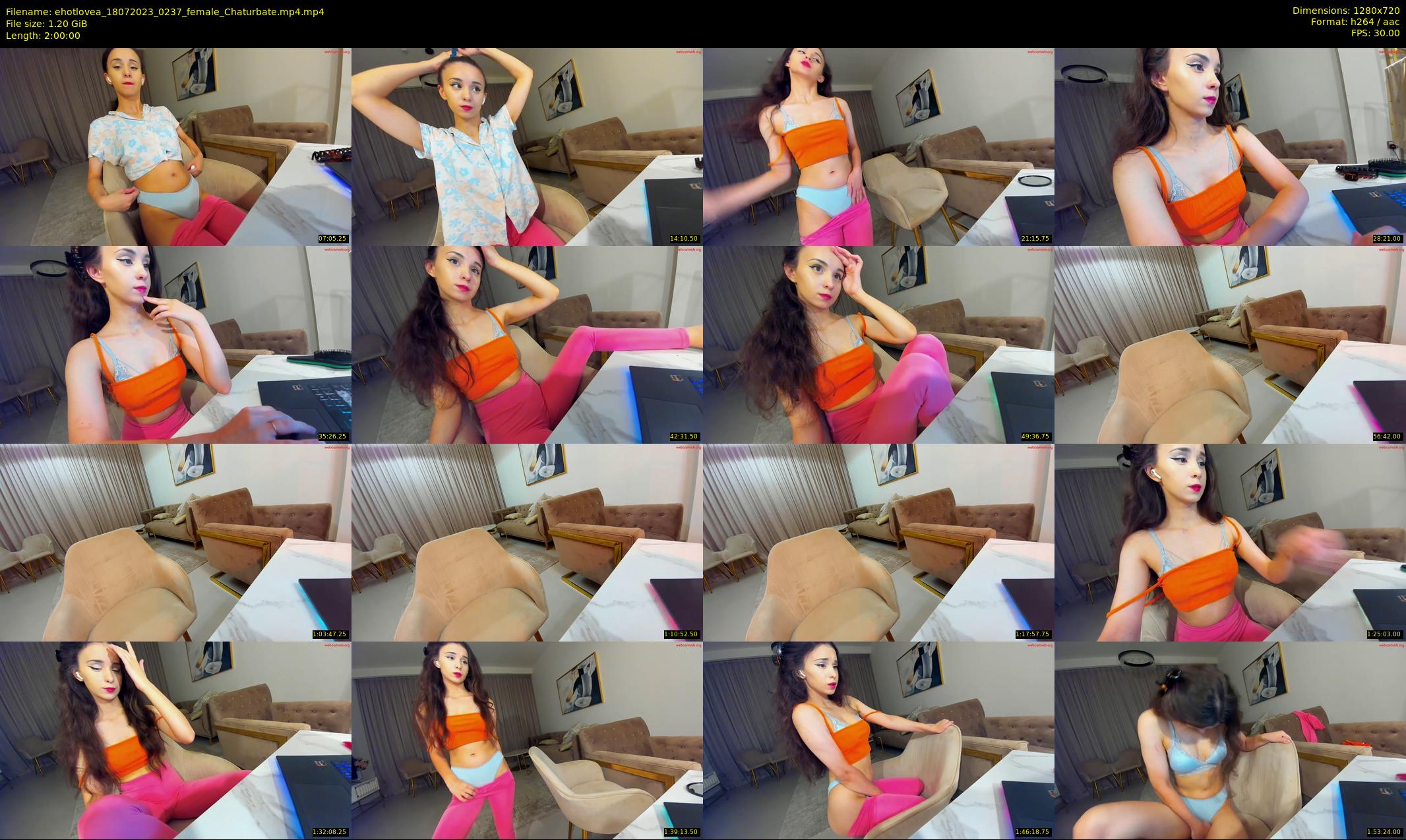 ehotlovea — 120 minute Chaturbate female cam show recording, 720p, Jul 18, 2023