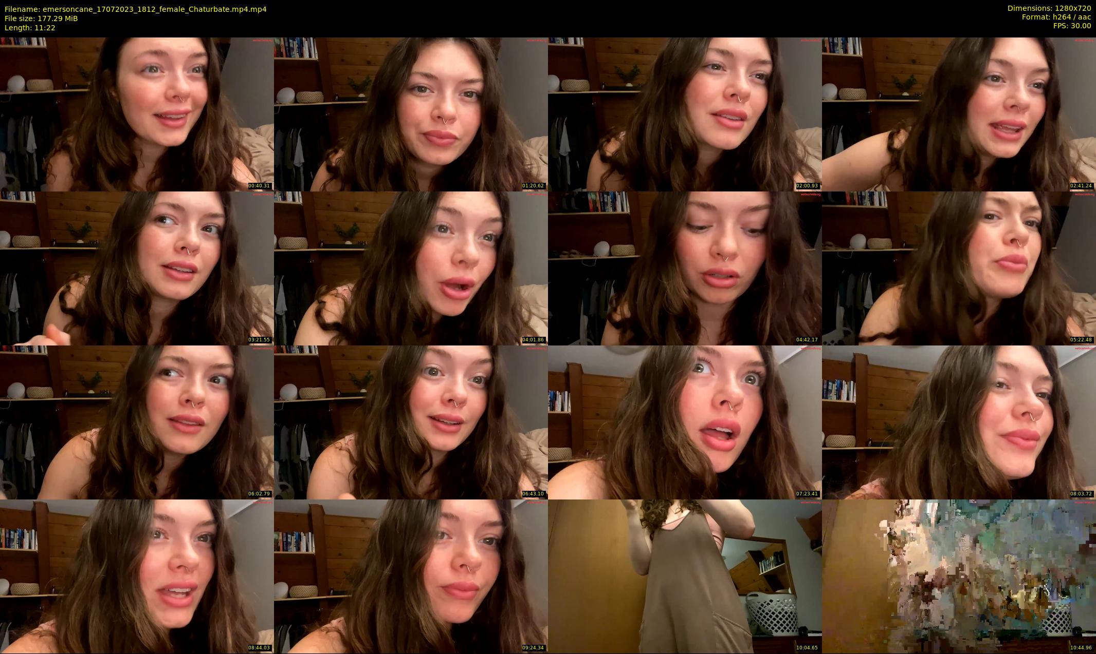 emersoncane — 12 minute Chaturbate female cam show recording, 720p, Jul 17, 2023