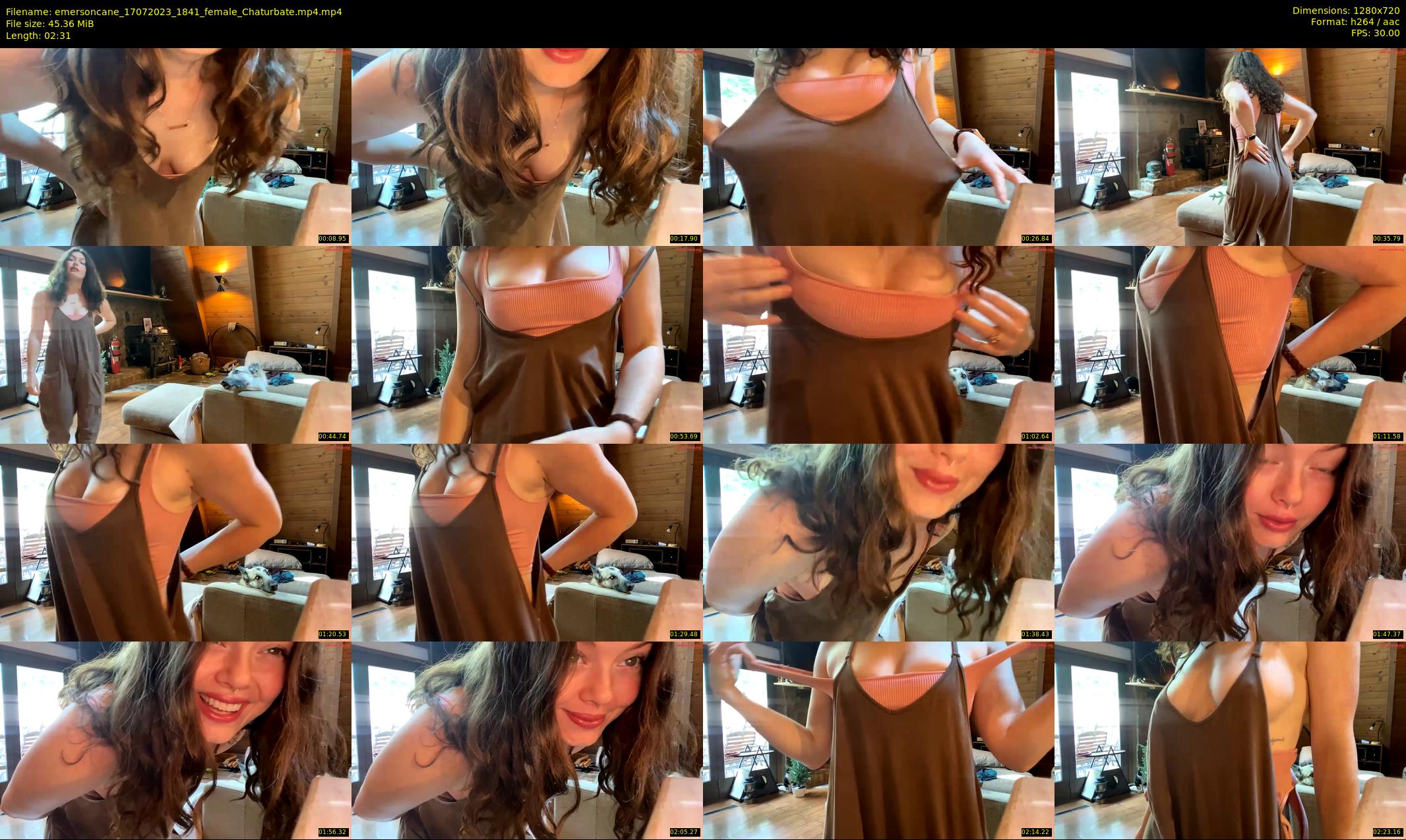 emersoncane — 3 minute Chaturbate female cam show recording, 720p, Jul 17, 2023
