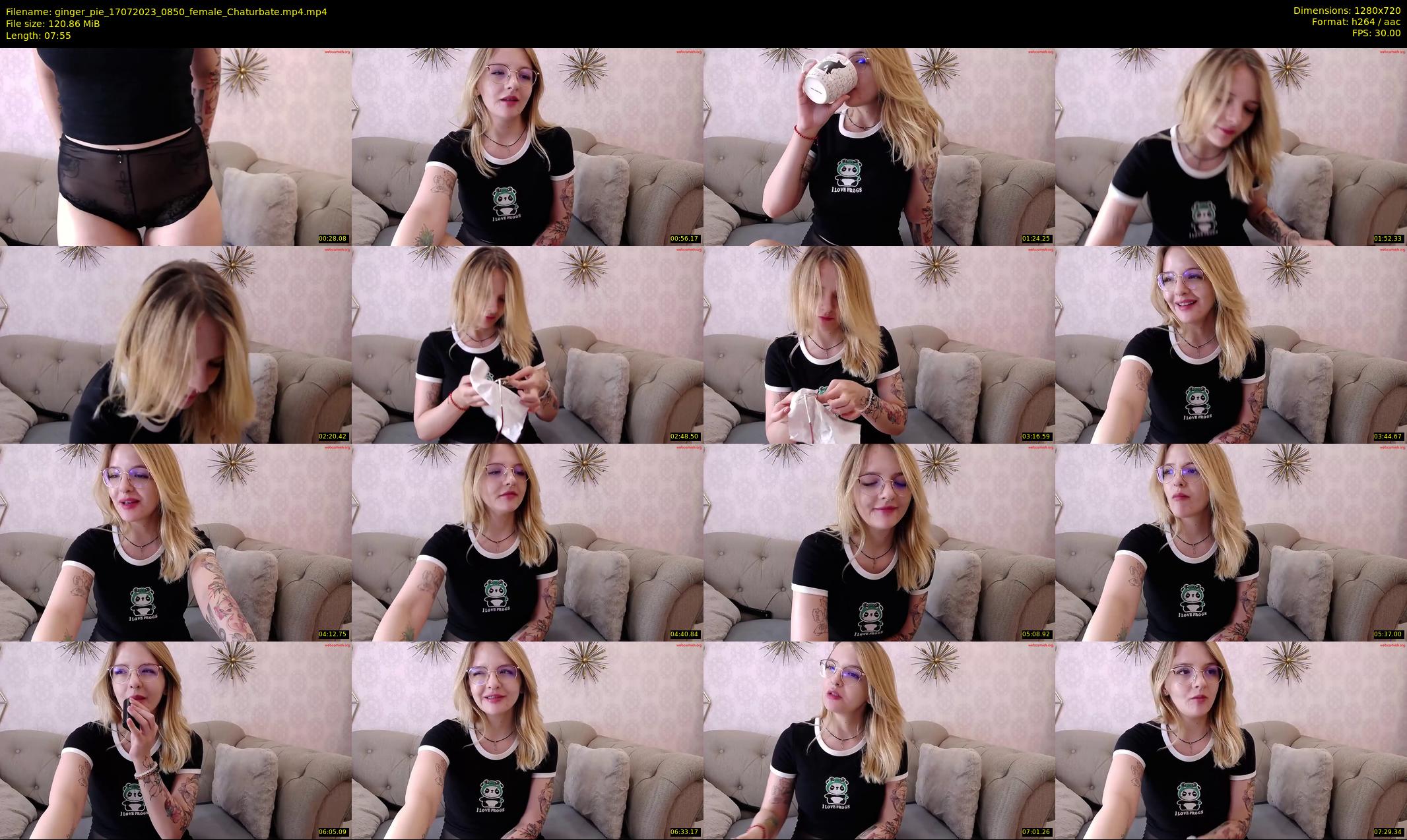 ginger_pie — 8 minute Chaturbate female cam show recording, 720p, Jul 17, 2023