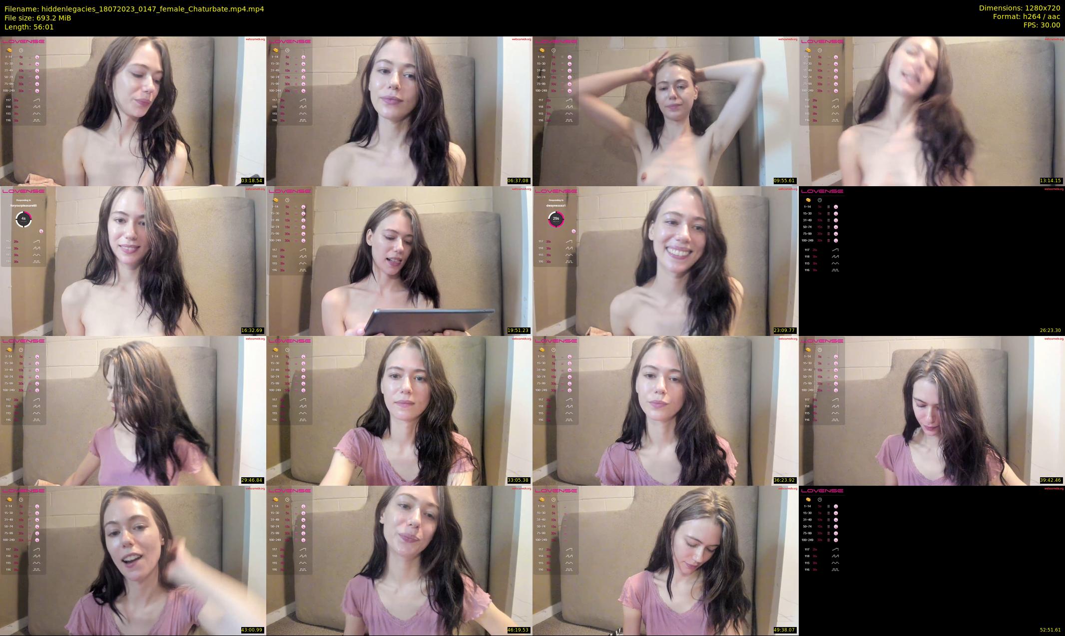 hiddenlegacies — 57 minute Chaturbate female cam show recording, 720p, Jul 18, 2023