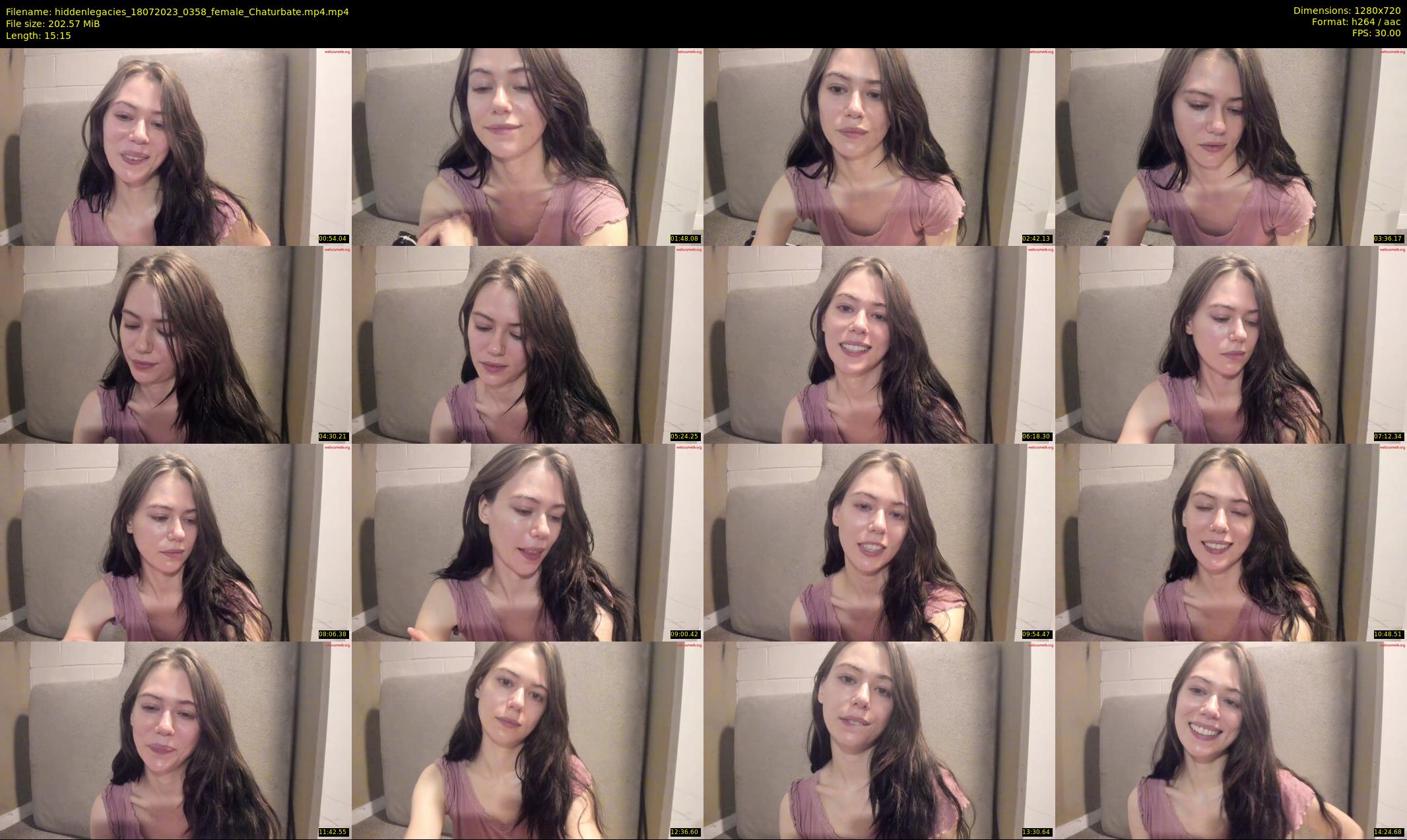 hiddenlegacies — 16 minute Chaturbate female cam show recording, 720p, Jul 18, 2023