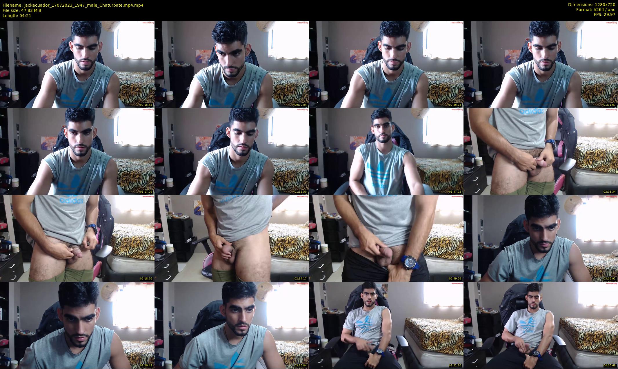 jackecuador — 5 minute Chaturbate male cam show recording, 720p, Jul 17, 2023