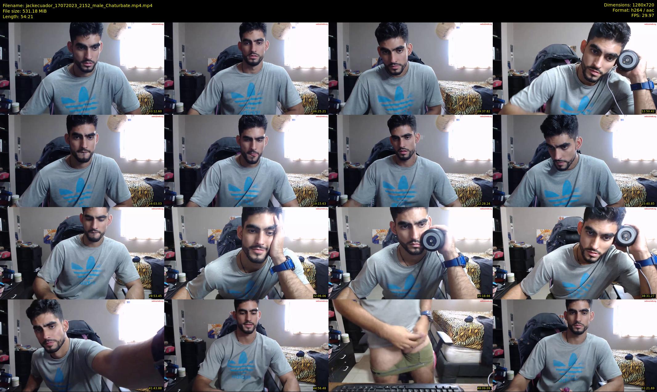 jackecuador — 55 minute Chaturbate male cam show recording, 720p, Jul 17, 2023