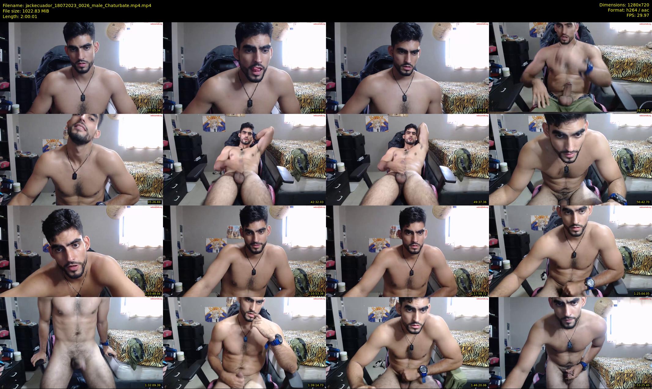 jackecuador — 121 minute Chaturbate male cam show recording, 720p, Jul 18, 2023