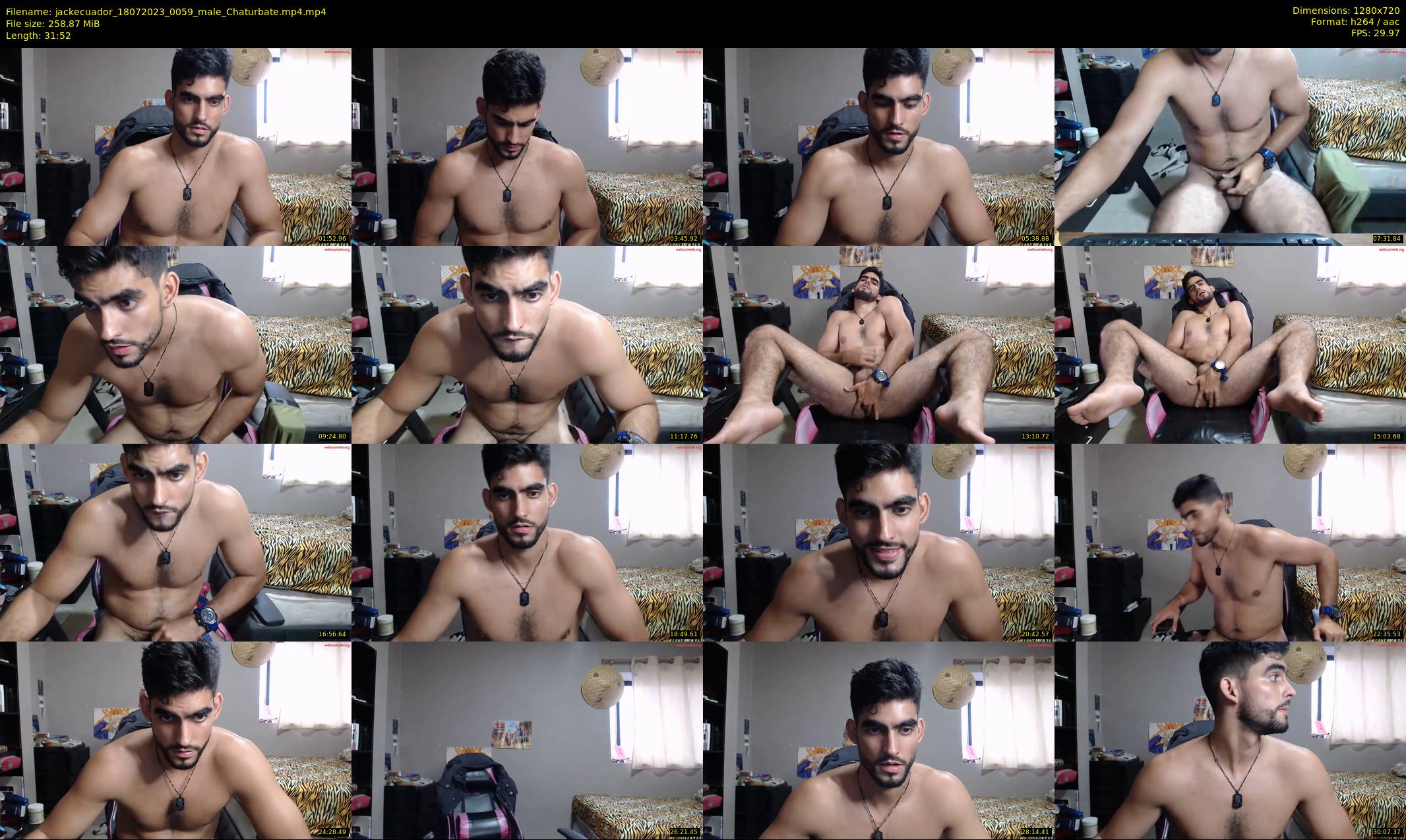 jackecuador — 32 minute Chaturbate male cam show recording, 720p, Jul 18, 2023