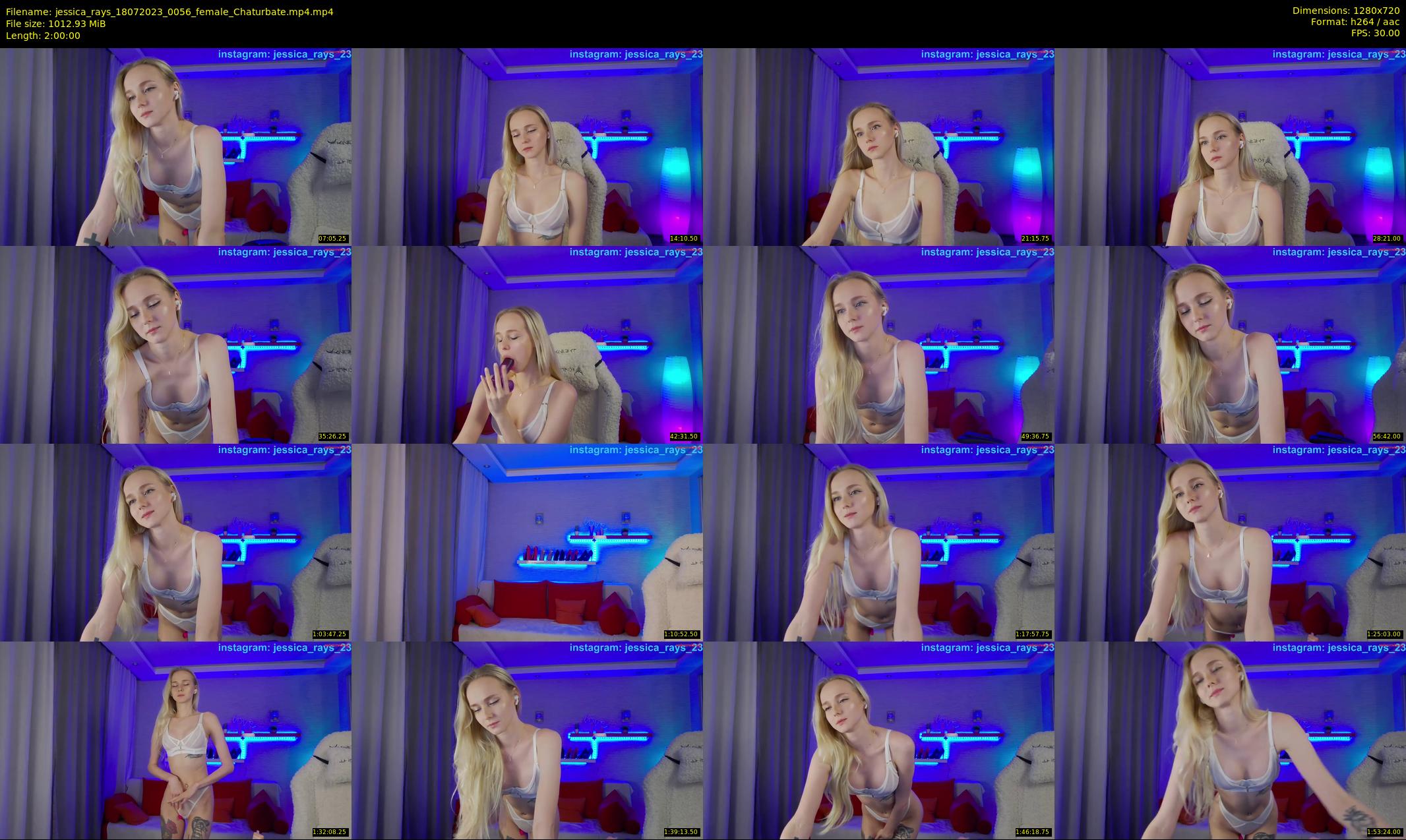 jessica_rays — 120 minute Chaturbate couple cam show recording, 720p, Jul 18, 2023