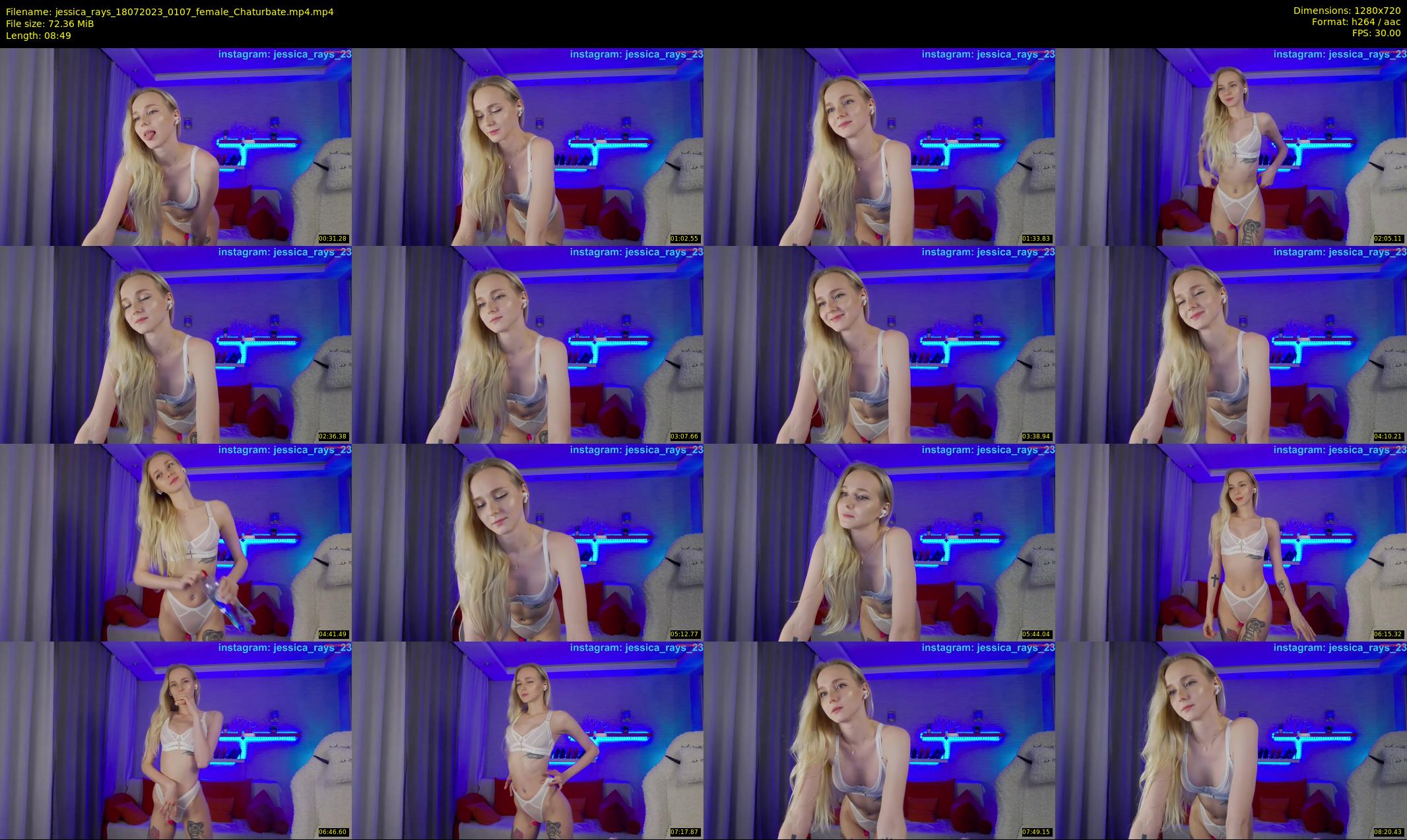 jessica_rays — 9 minute Chaturbate couple cam show recording, 720p, Jul 18, 2023