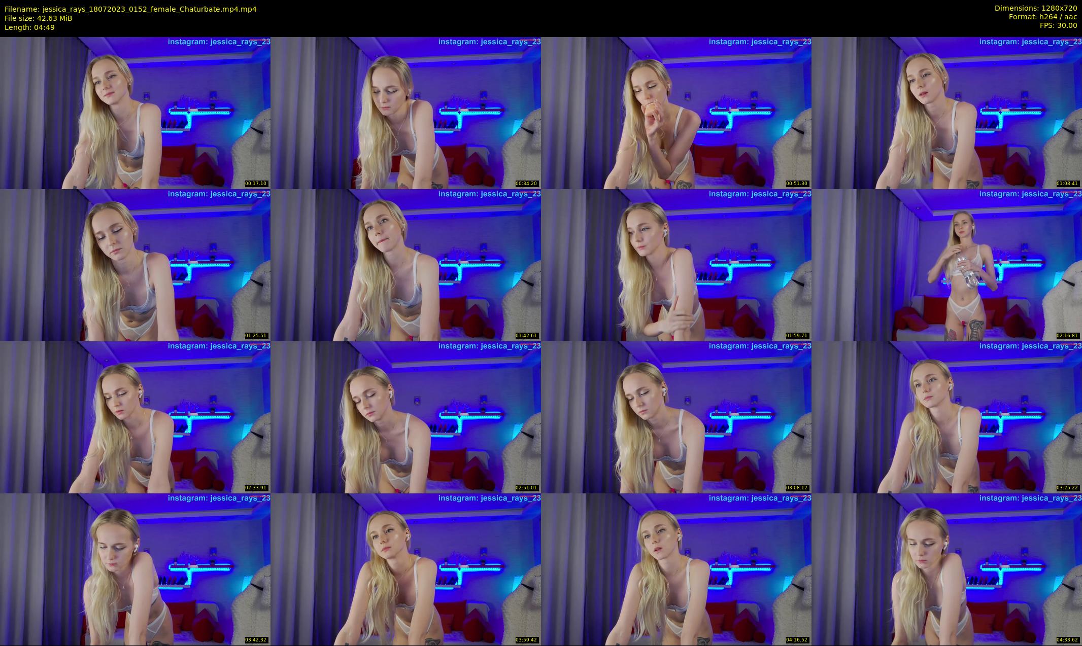 jessica_rays — 5 minute Chaturbate couple cam show recording, 720p, Jul 18, 2023