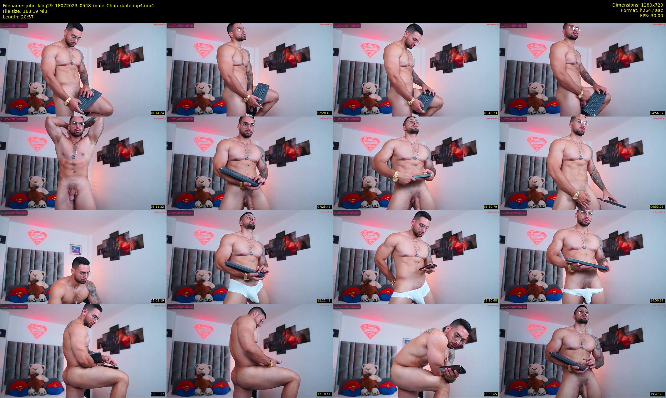 john_king29 — 21 minute Chaturbate male cam show recording, 720p, Jul 18, 2023