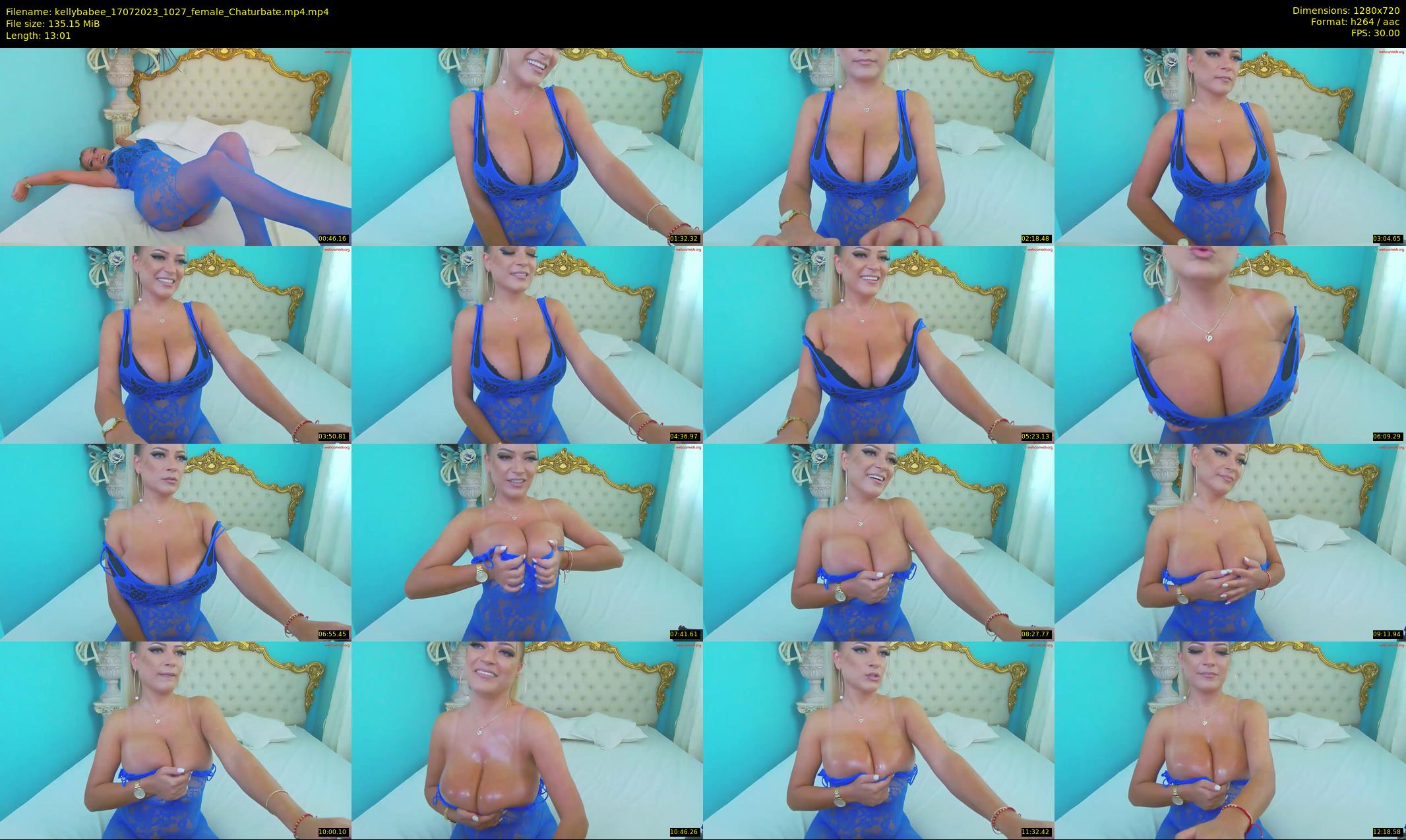 kellybabee — 14 minute Chaturbate female cam show recording, 720p, Jul 17, 2023