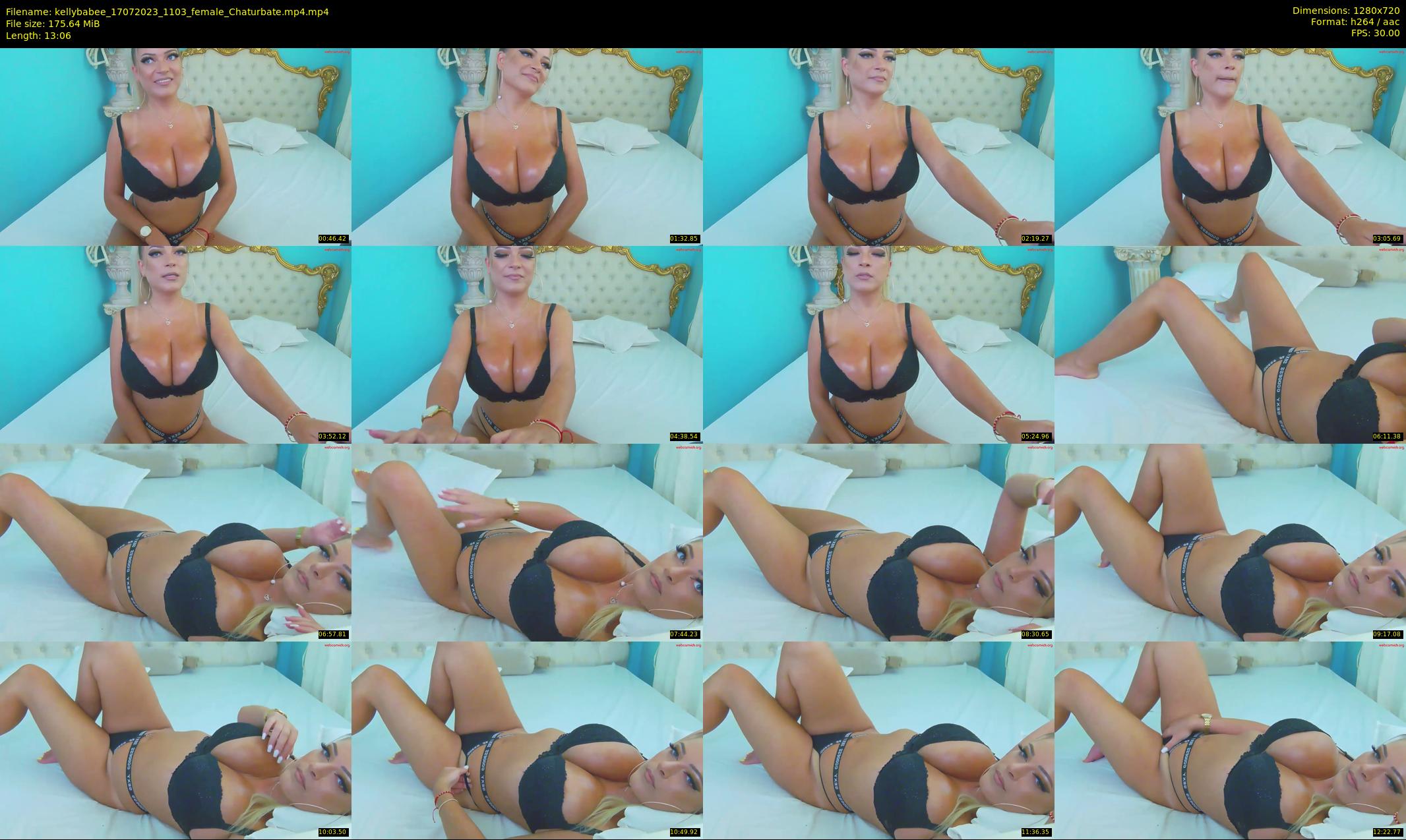 kellybabee — 14 minute Chaturbate female cam show recording, 720p, Jul 17, 2023
