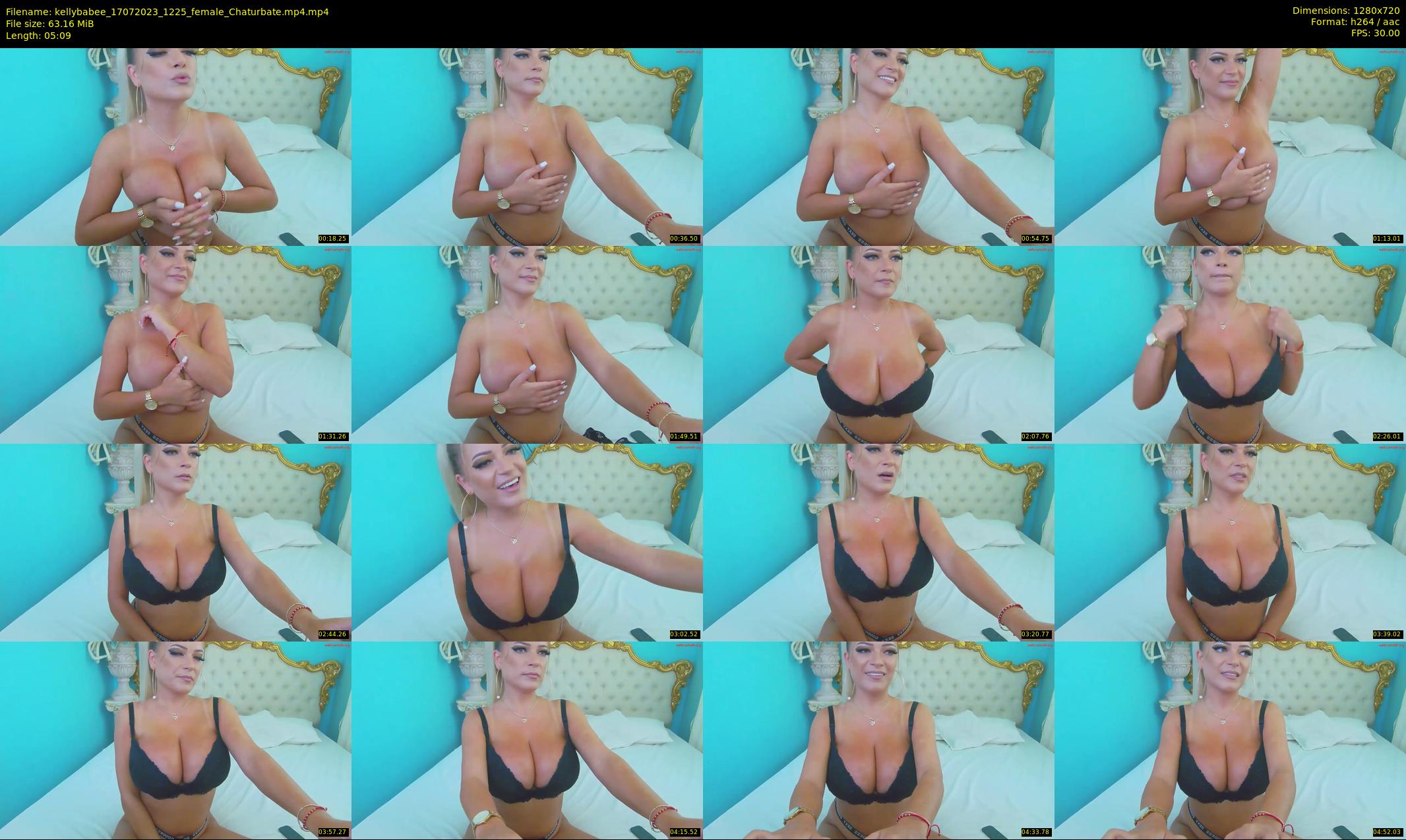 kellybabee — 6 minute Chaturbate female cam show recording, 720p, Jul 17, 2023
