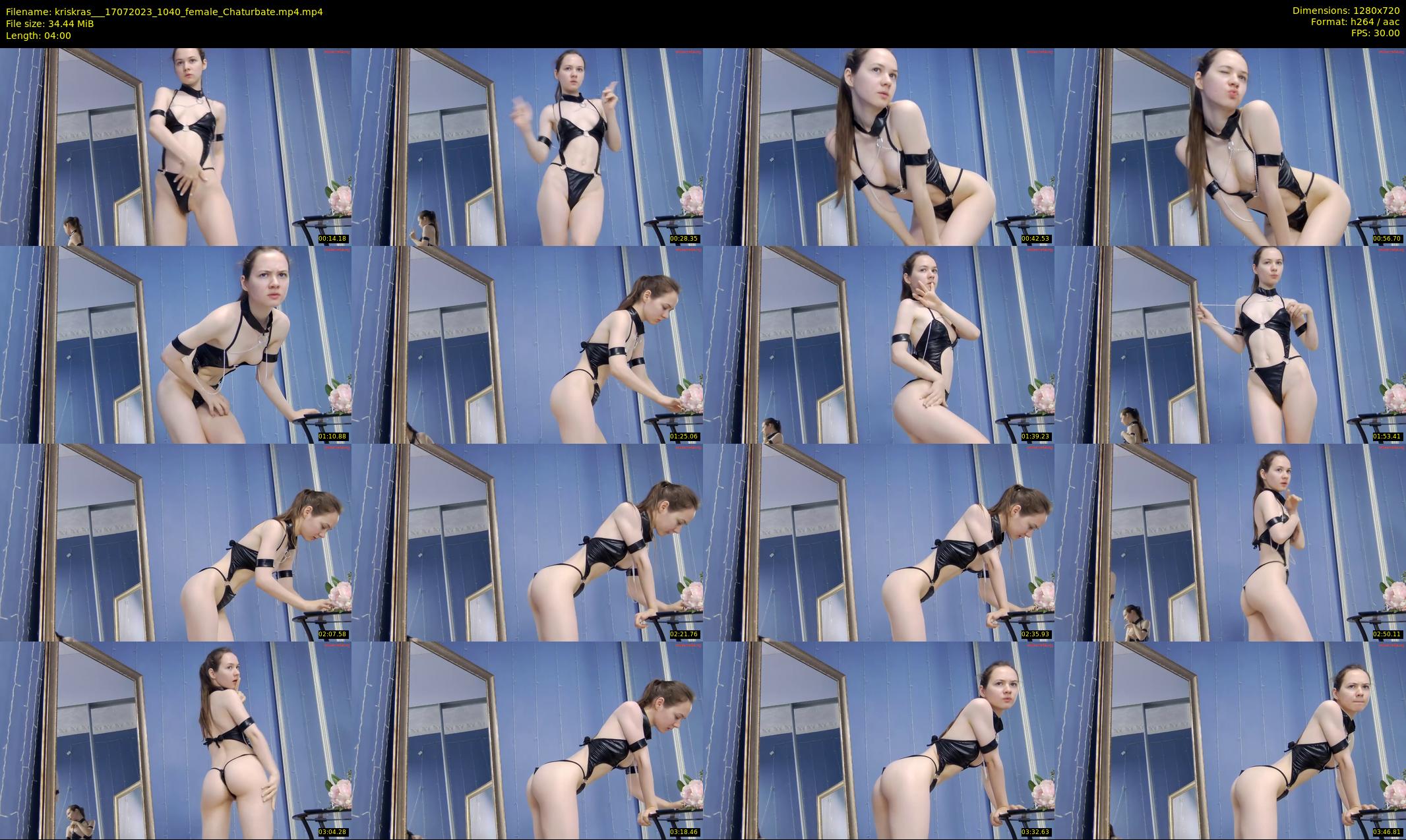 kriskras__ — 4 minute Chaturbate female cam show recording, 720p, Jul 17, 2023