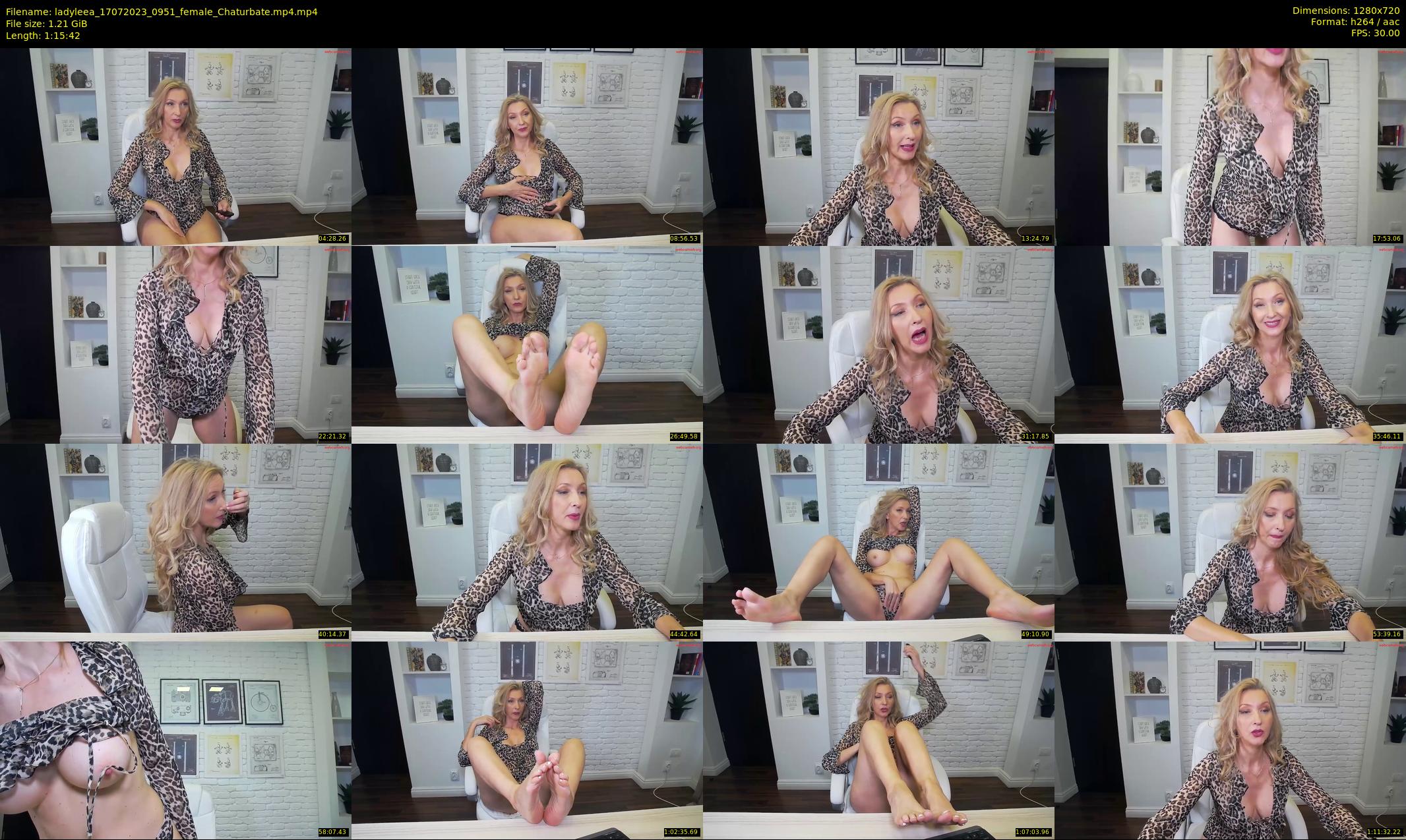 ladyleea — 76 minute Chaturbate female cam show recording, 720p, Jul 17, 2023