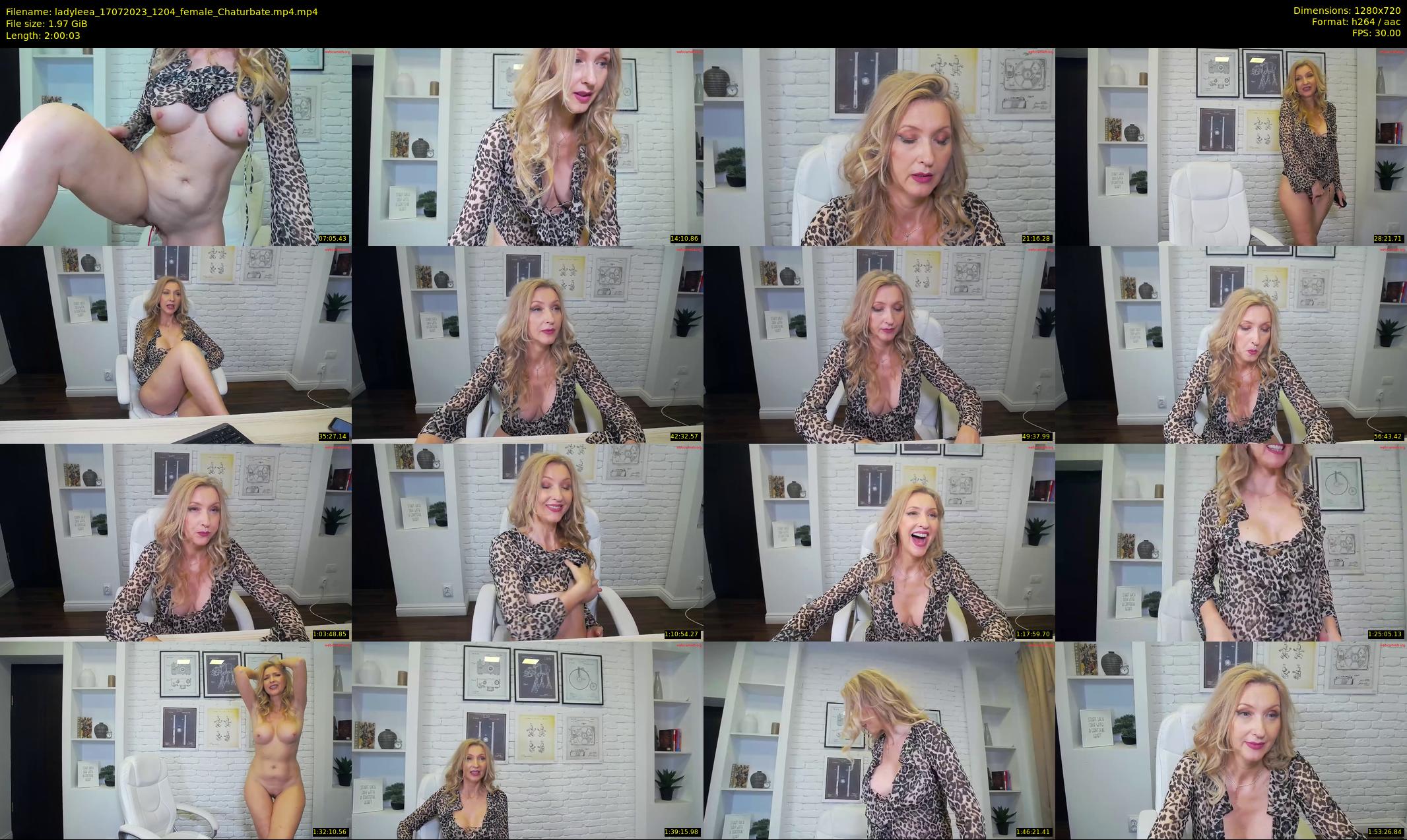 ladyleea — 121 minute Chaturbate female cam show recording, 720p, Jul 17, 2023