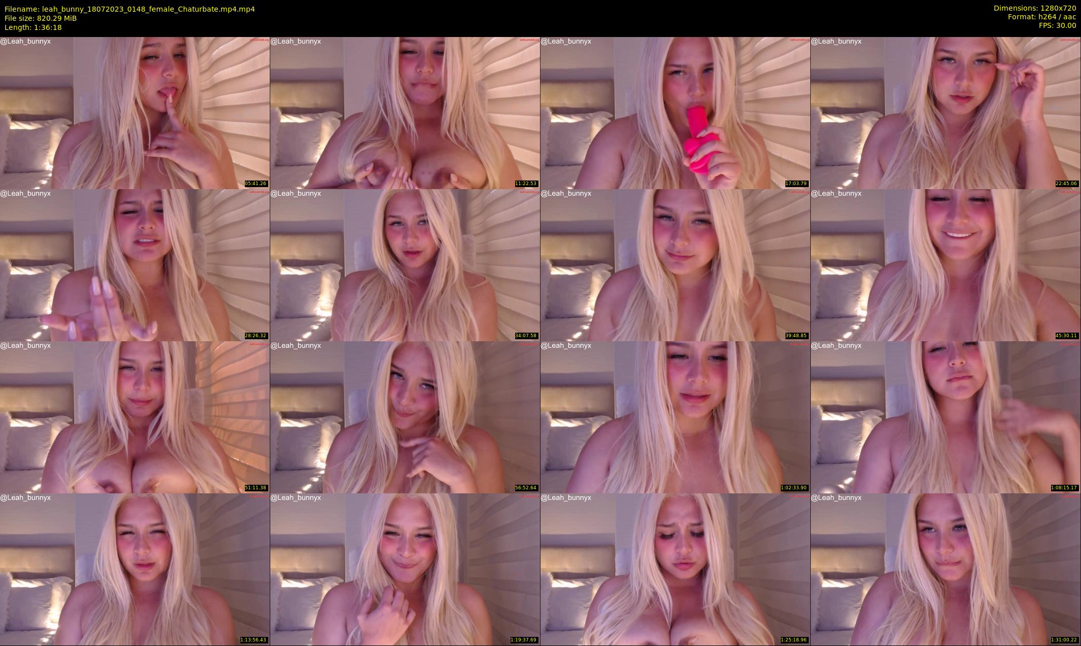 leah_bunny — 97 minute Chaturbate female cam show recording, 720p, Jul 18, 2023
