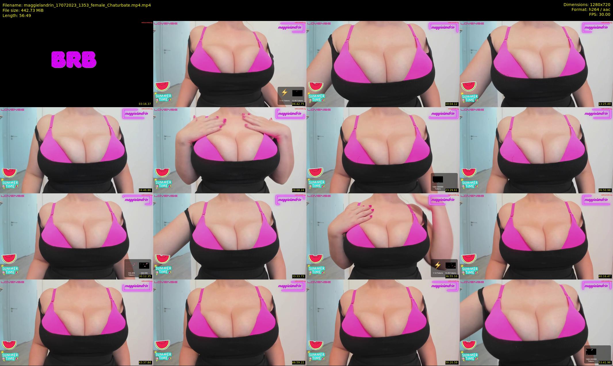 maggielandrin — 57 minute Chaturbate female cam show recording, 720p, Jul 17, 2023