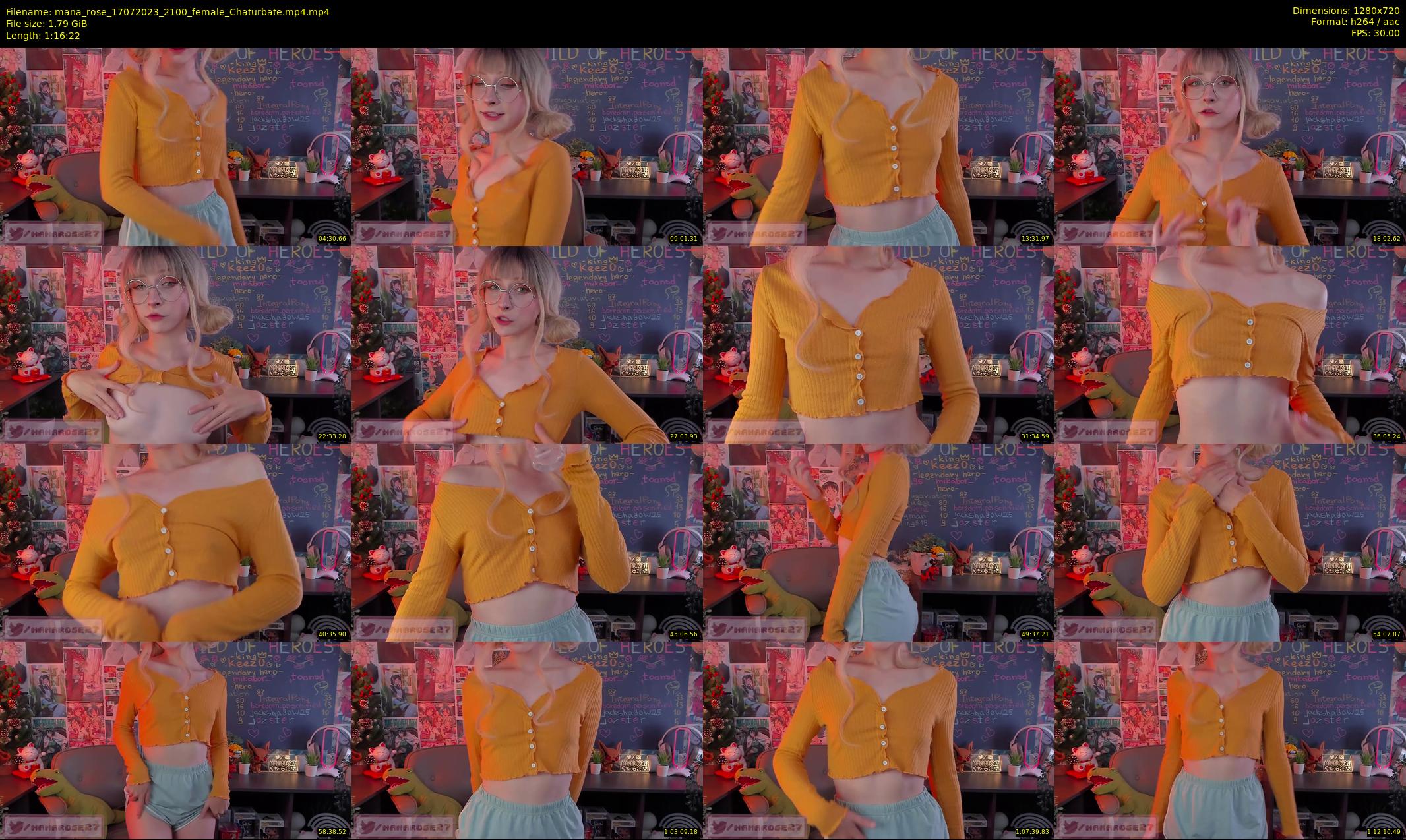 mana_rose — 77 minute Chaturbate female cam show recording, 720p, Jul 17, 2023