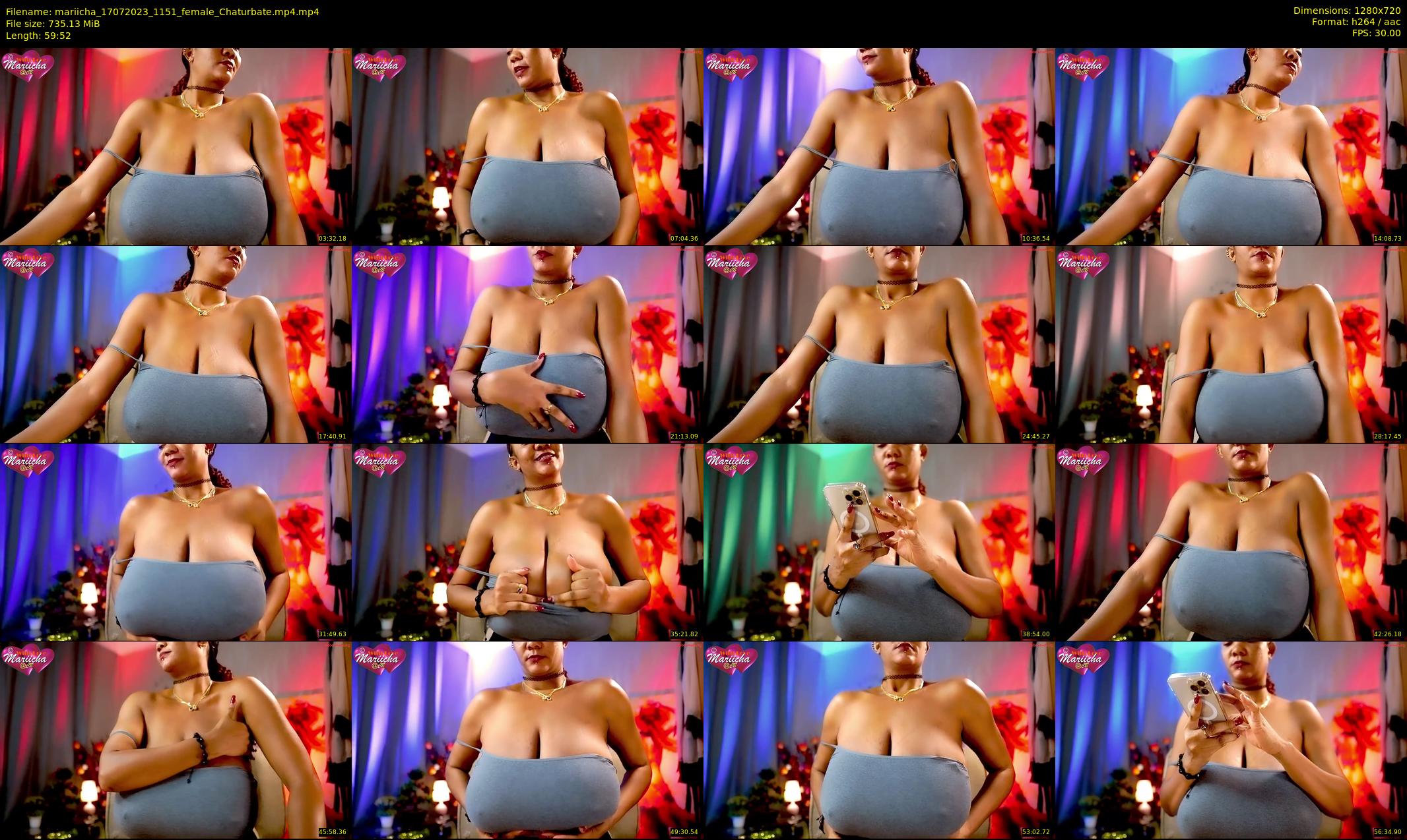 mariicha — 60 minute Chaturbate female cam show recording, 720p, Jul 17, 2023