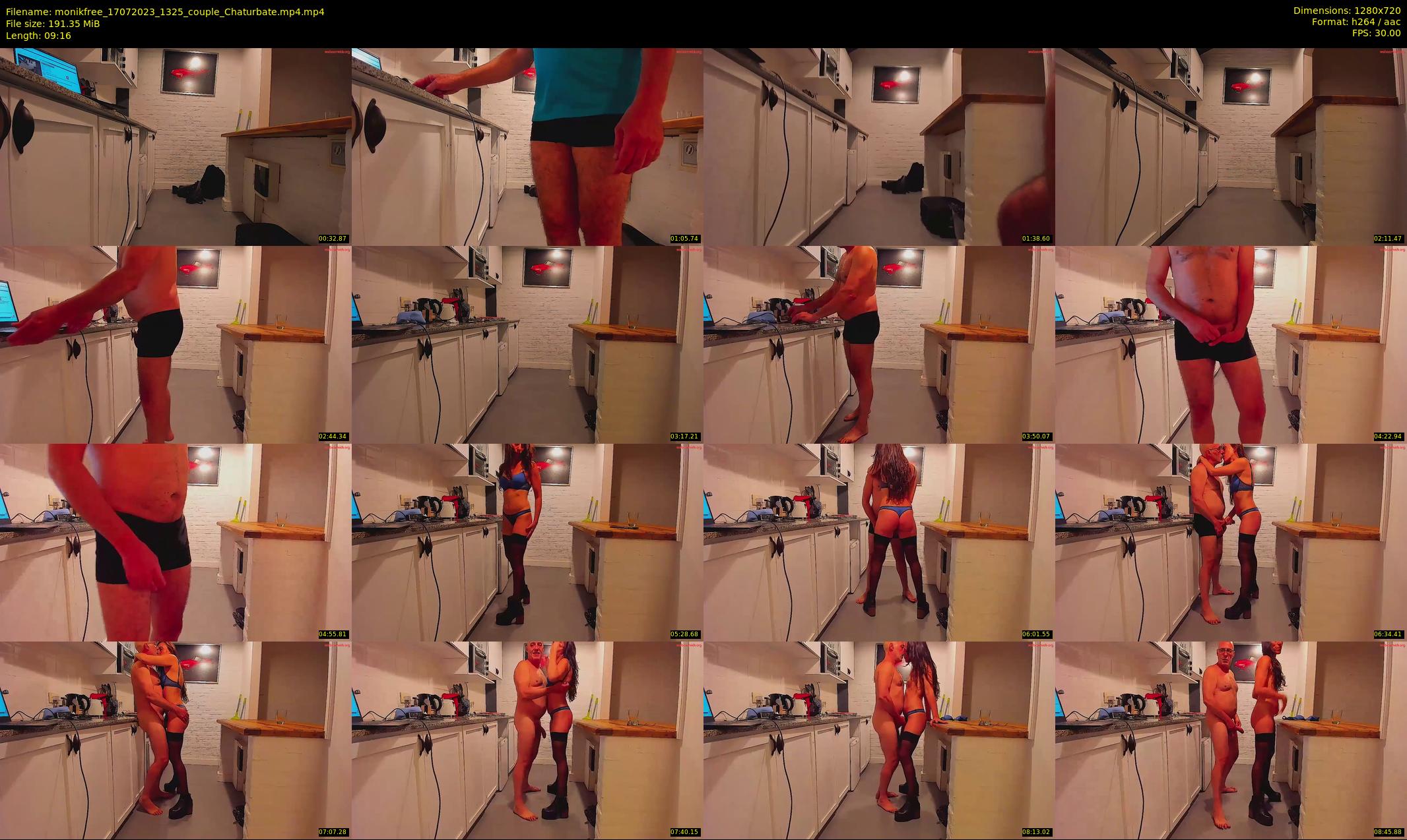 monikfree — 10 minute Chaturbate couple cam show recording, 720p, Jul 17, 2023