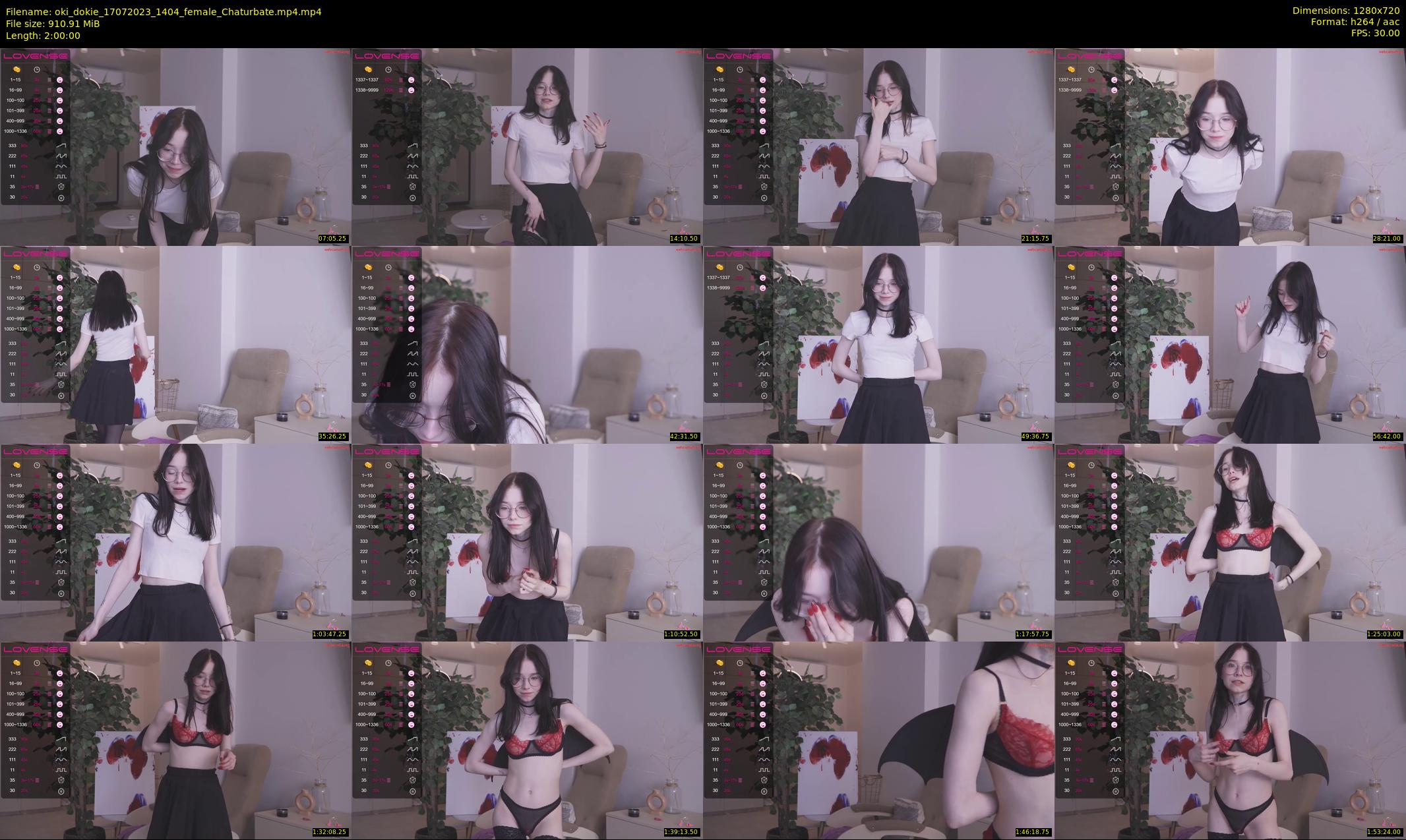 oki_dokie — 120 minute Chaturbate female cam show recording, 720p, Jul 17, 2023