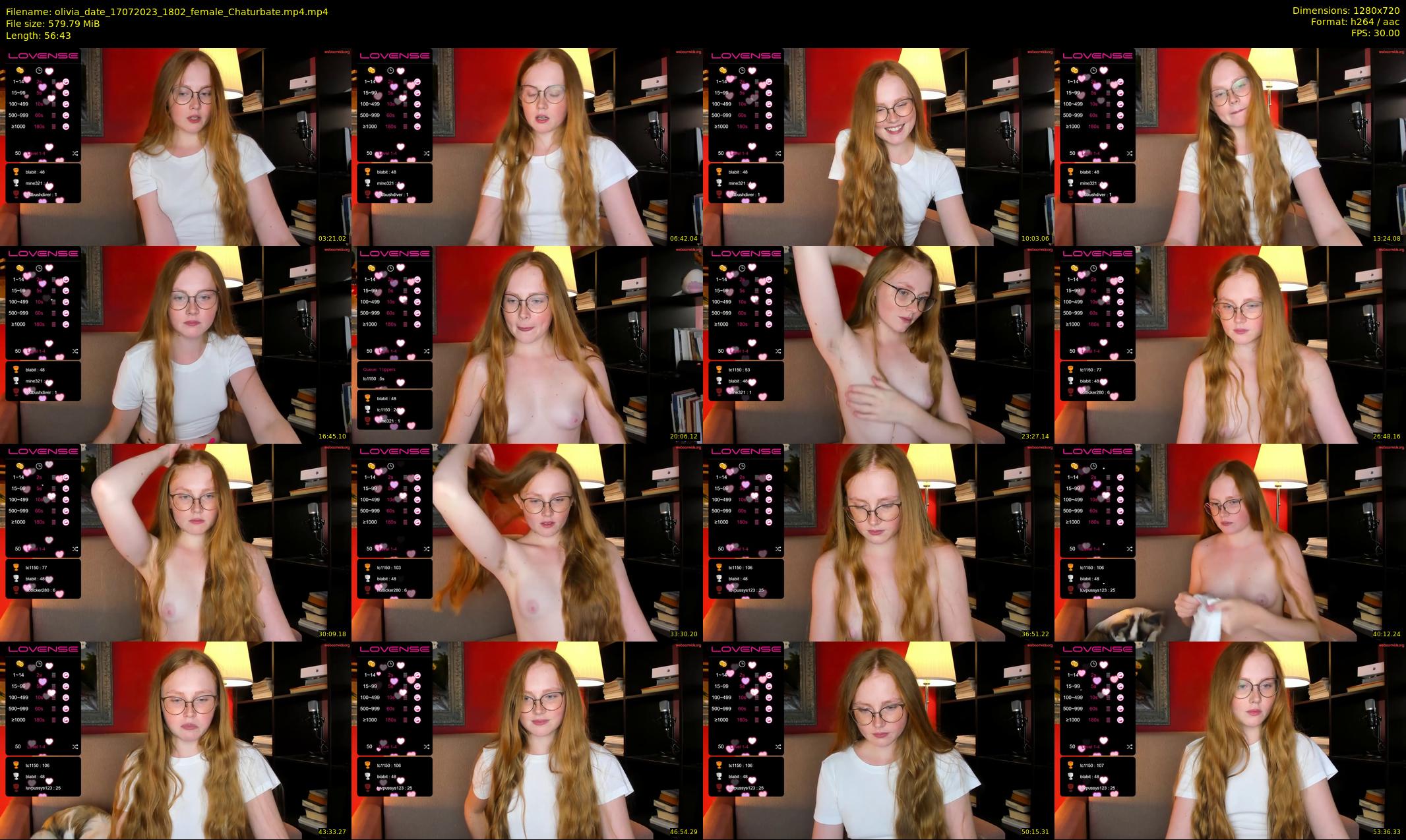 olivia_date — 57 minute Chaturbate female cam show recording, 720p, Jul 17, 2023