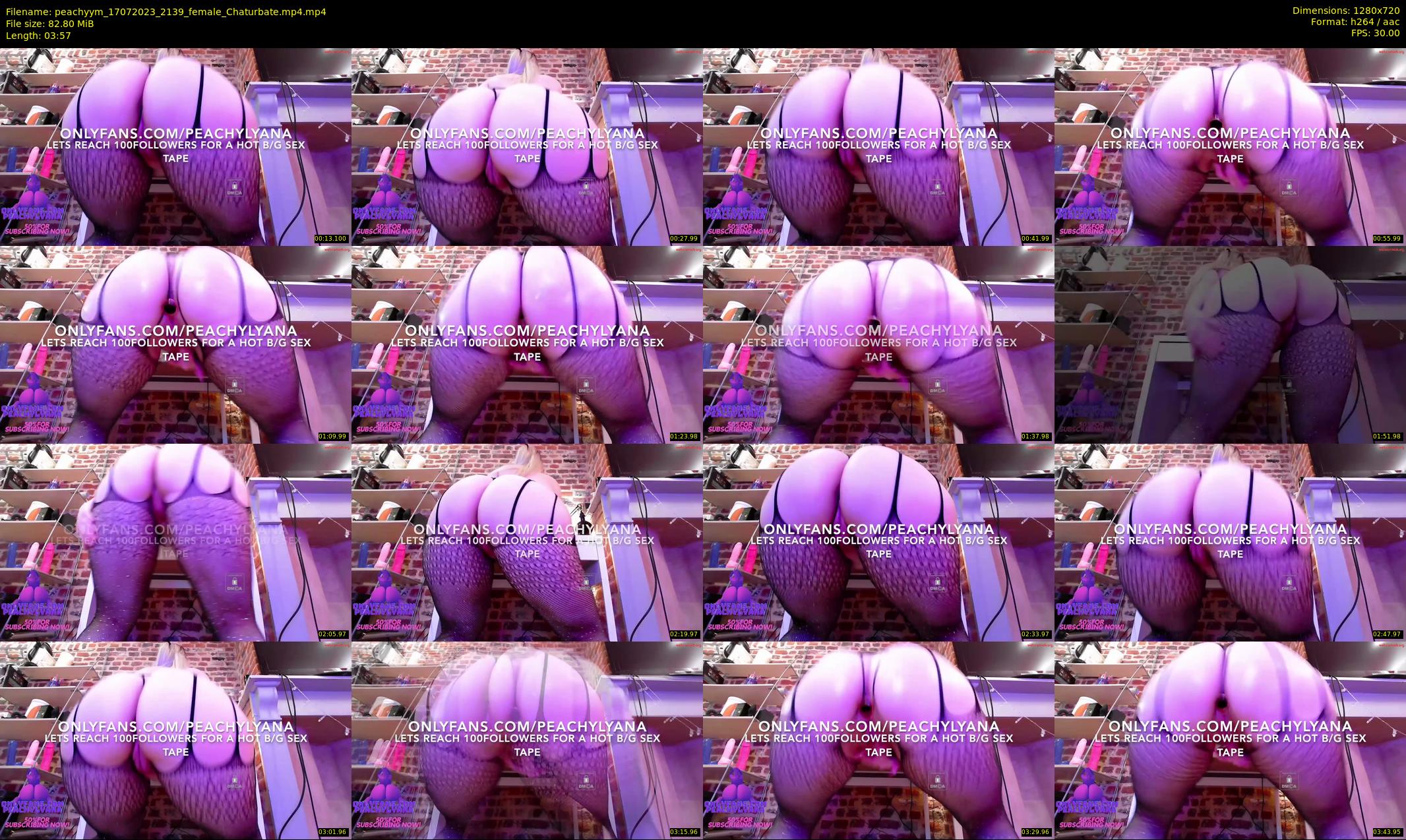peachyym — 4 minute Chaturbate female cam show recording, 720p, Jul 17, 2023