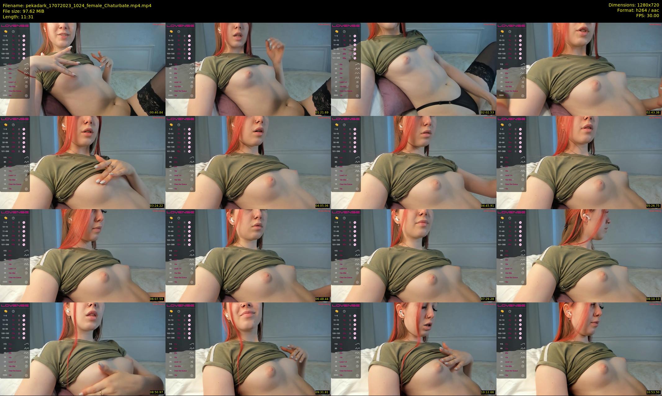pekadark — 12 minute Chaturbate female cam show recording, 720p, Jul 17, 2023