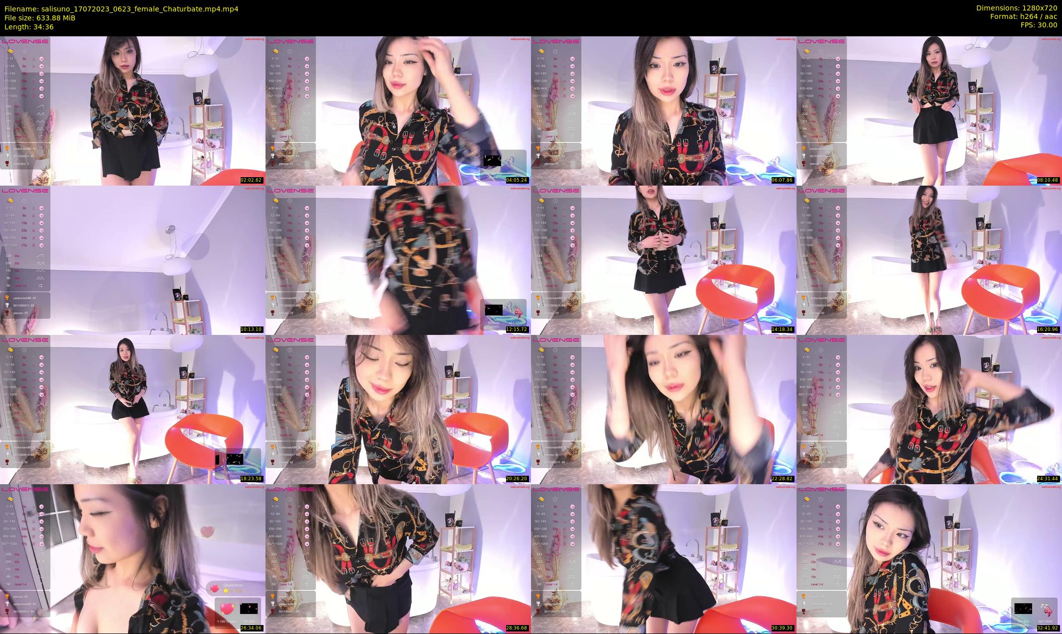 salisuno — 35 minute Chaturbate female cam show recording, 720p, Jul 17, 2023