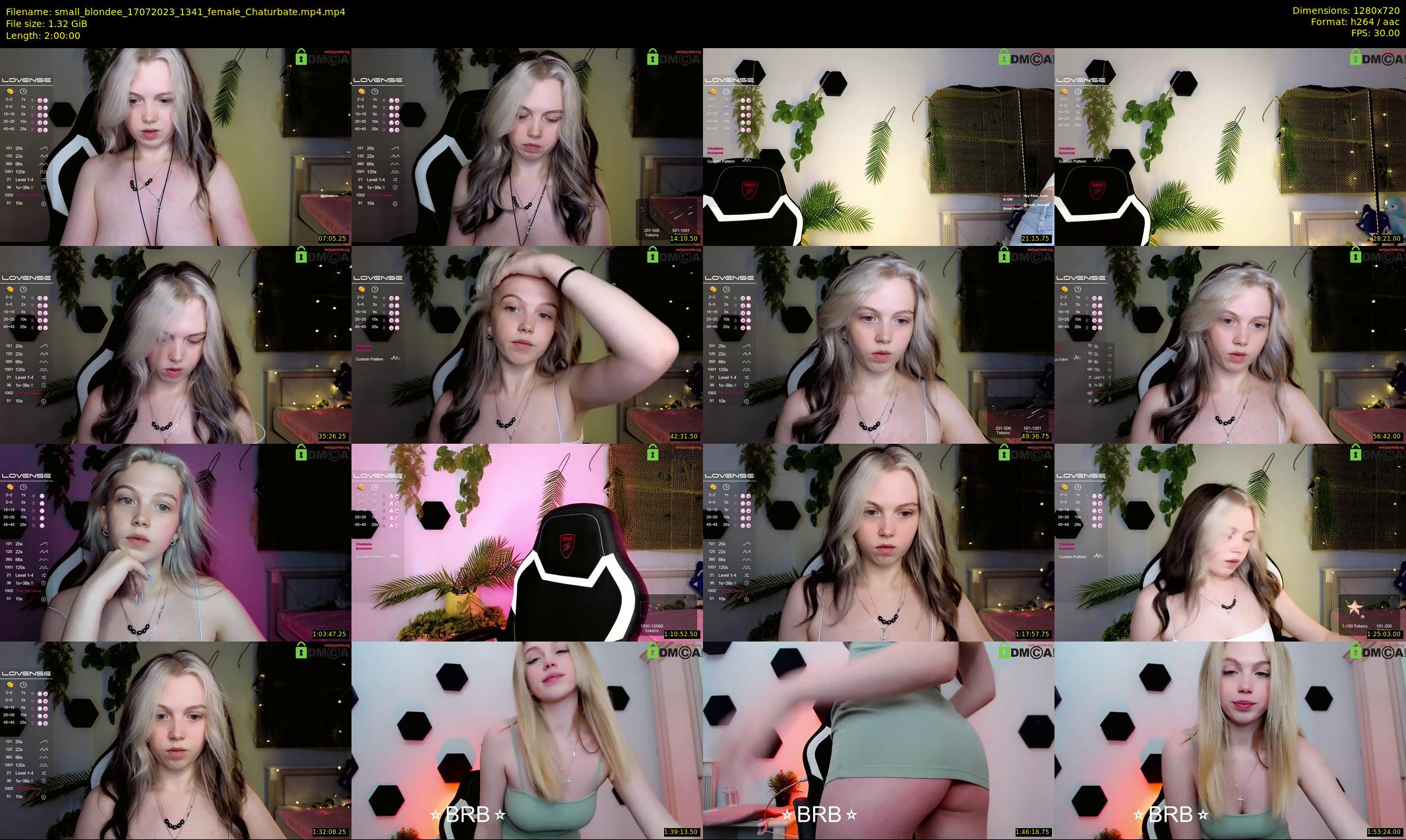 small_blondee — 120 minute Chaturbate female cam show recording, 720p, Jul 17, 2023