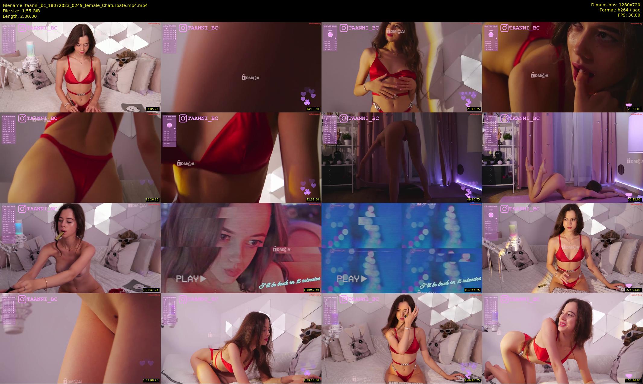 taanni_bc — 120 minute Chaturbate female cam show recording, 720p, Jul 18, 2023