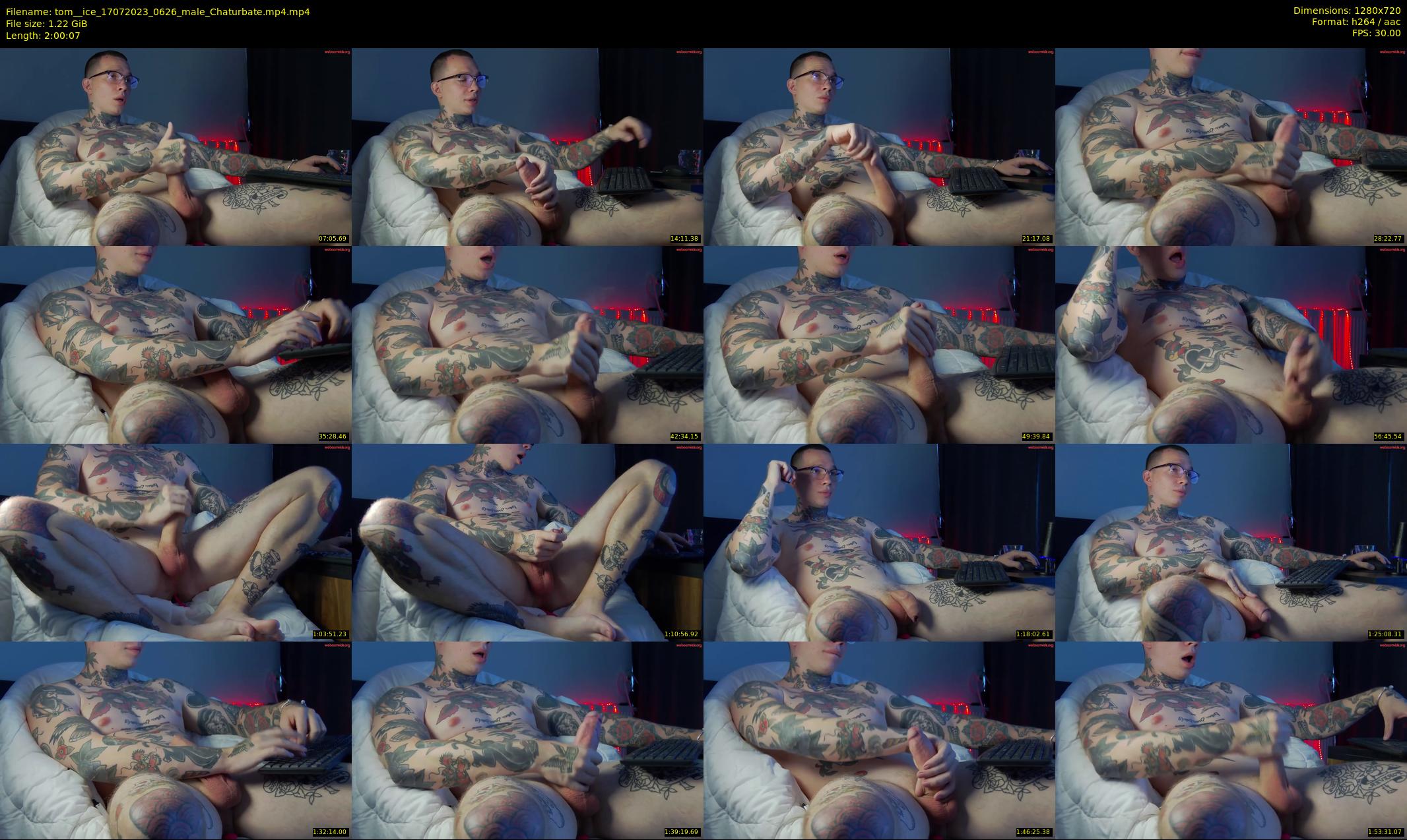 tom__ice — 121 minute Chaturbate male cam show recording, 720p, Jul 17, 2023