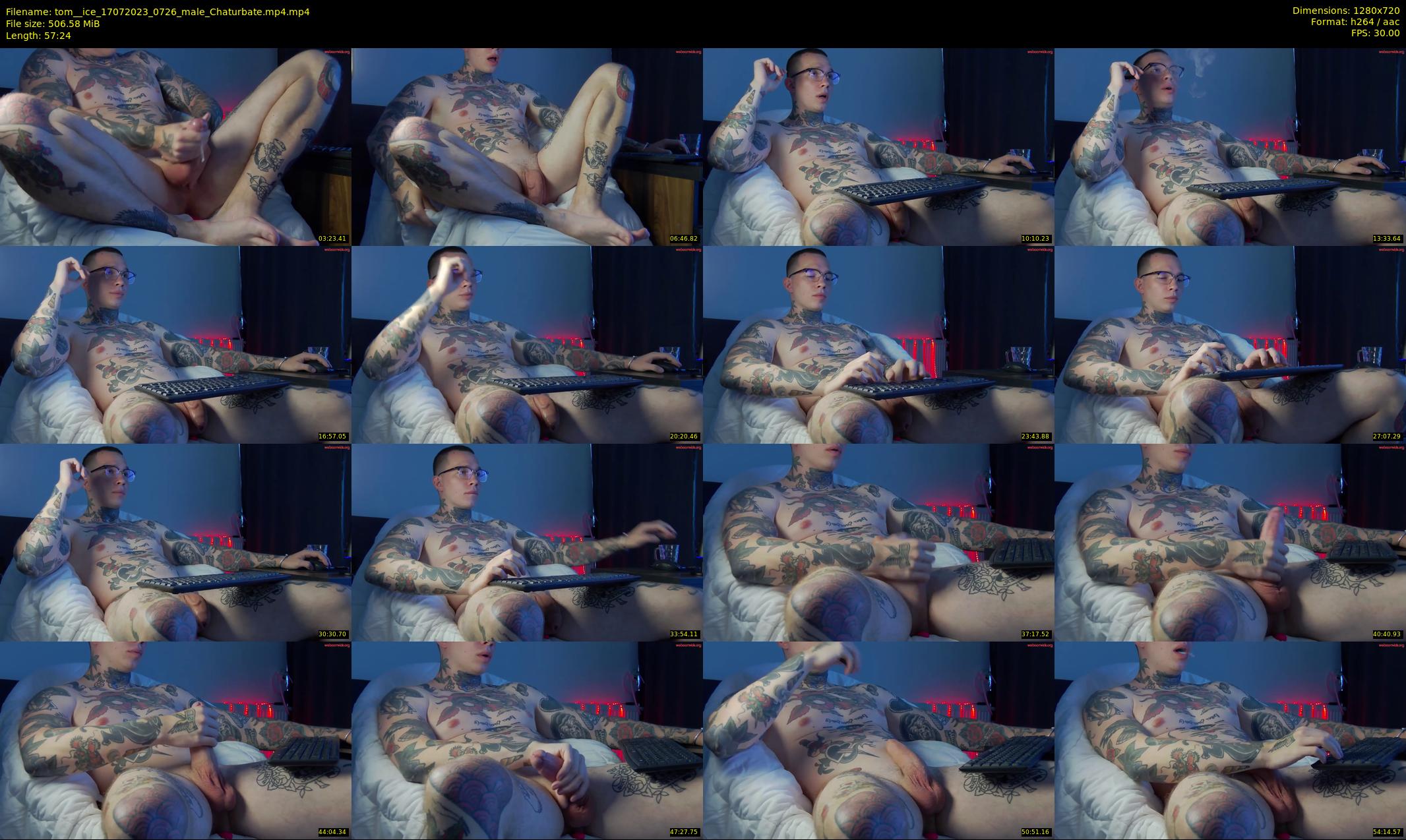 tom__ice — 58 minute Chaturbate male cam show recording, 720p, Jul 17, 2023