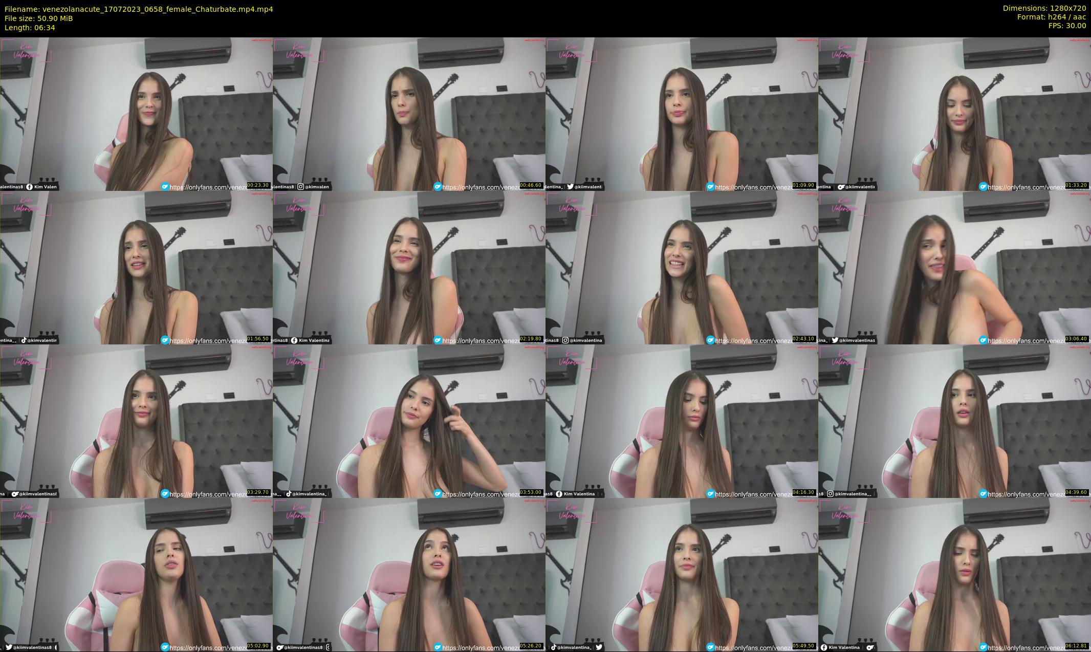 venezolanacute — 7 minute Chaturbate female cam show recording, 720p, Jul 17, 2023
