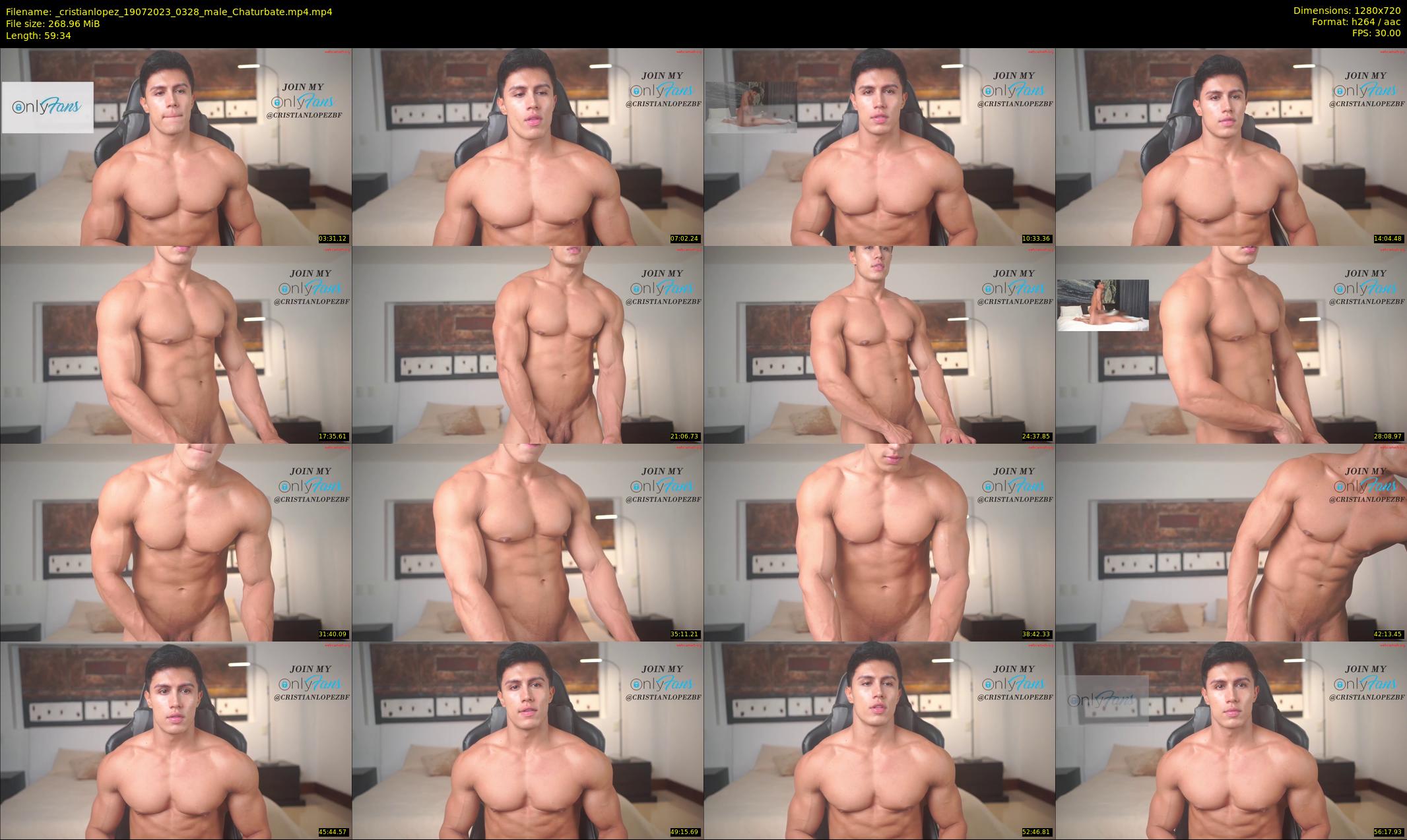 _cristianlopez — 60 minute Chaturbate male cam show recording, 720p, Jul 19, 2023