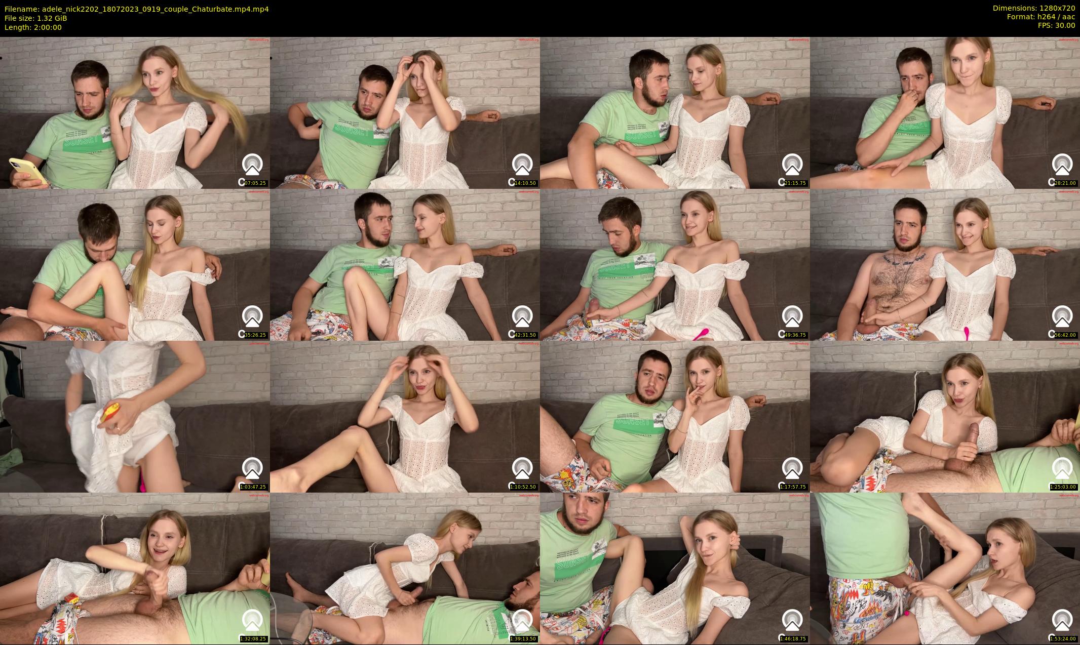 adele_nick2202 — 120 minute Chaturbate couple cam show recording, 720p, Jul 18, 2023