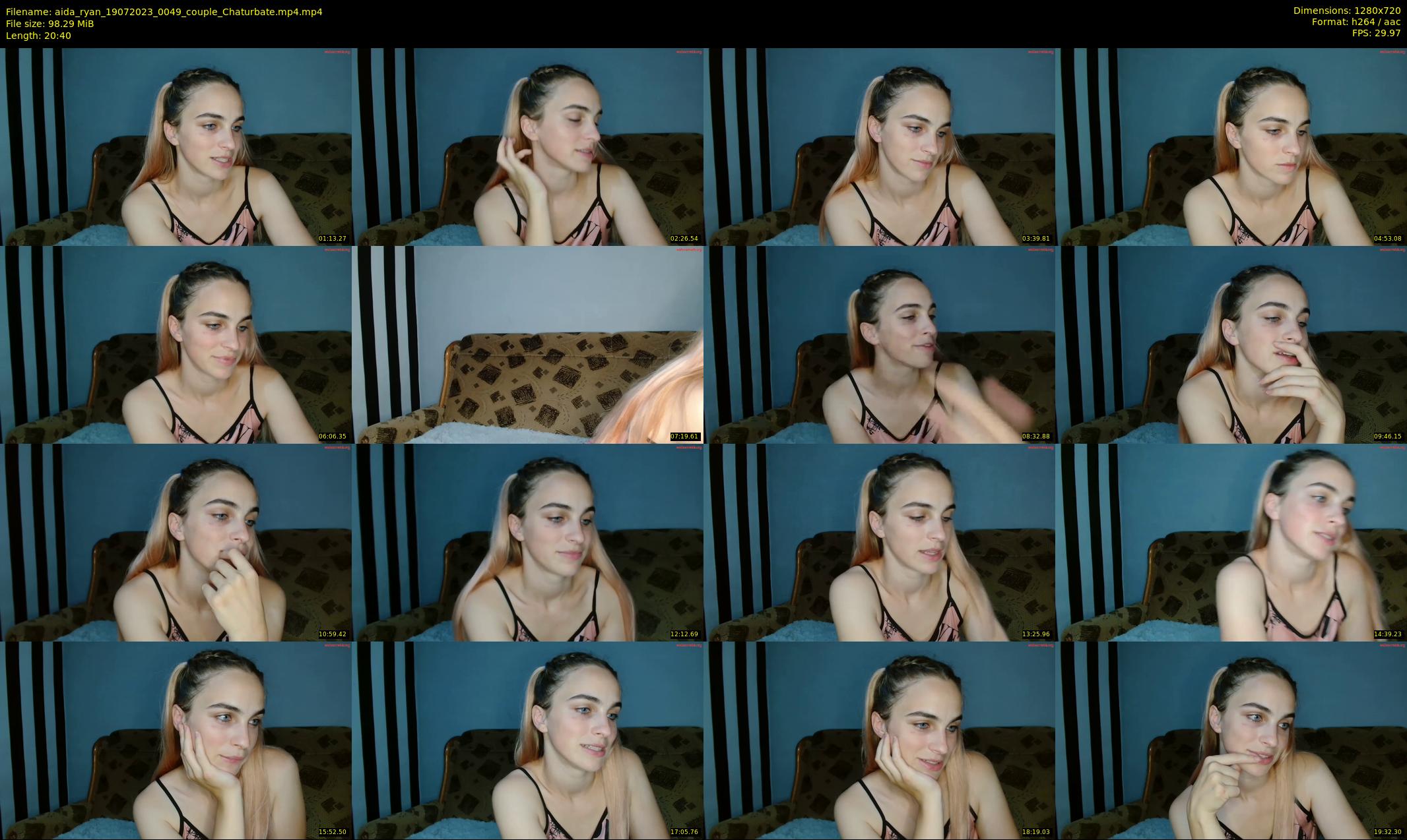 aida_ryan — 21 minute Chaturbate couple cam show recording, 720p, Jul 19, 2023