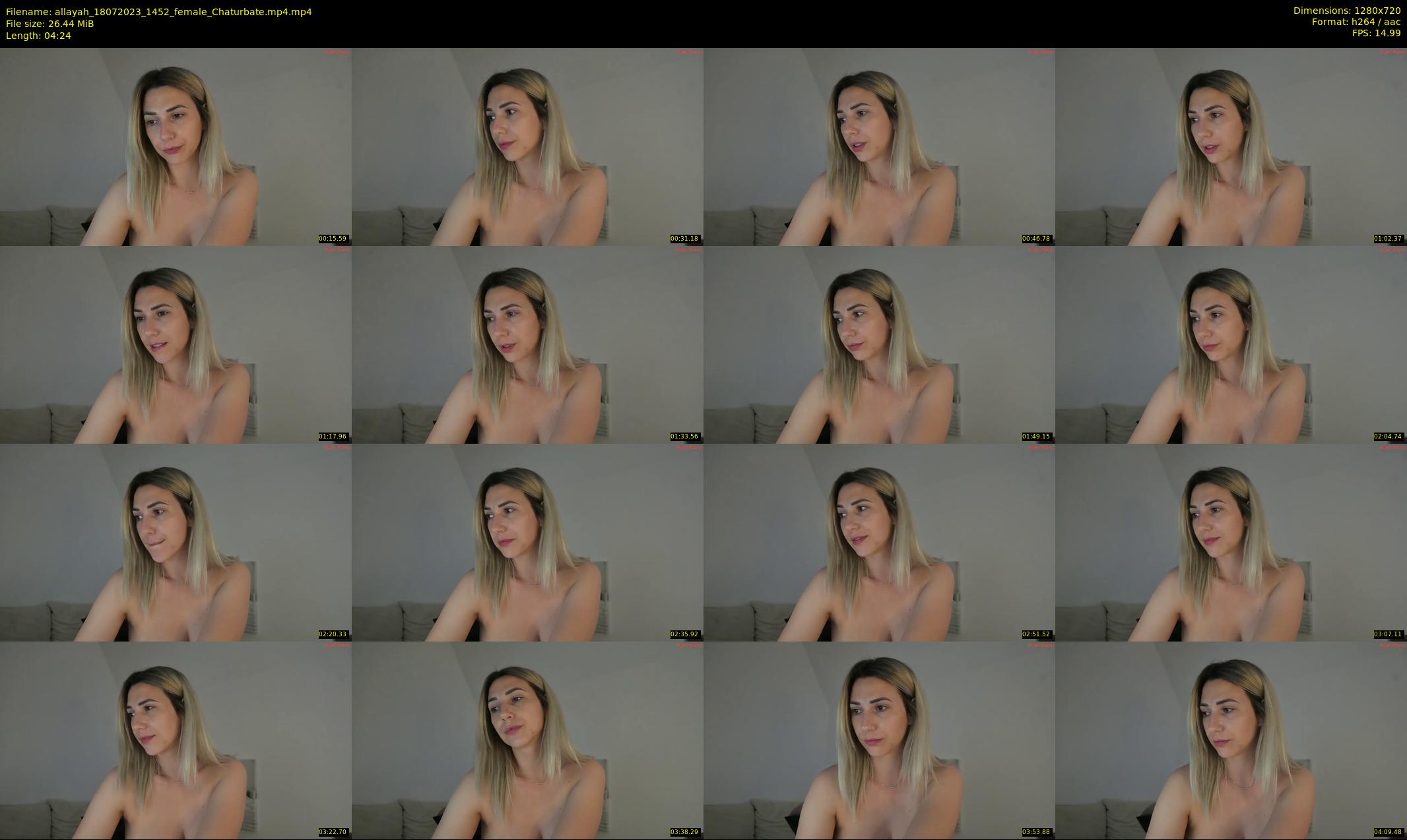 allayah — 5 minute Chaturbate female cam show recording, 720p, Jul 18, 2023