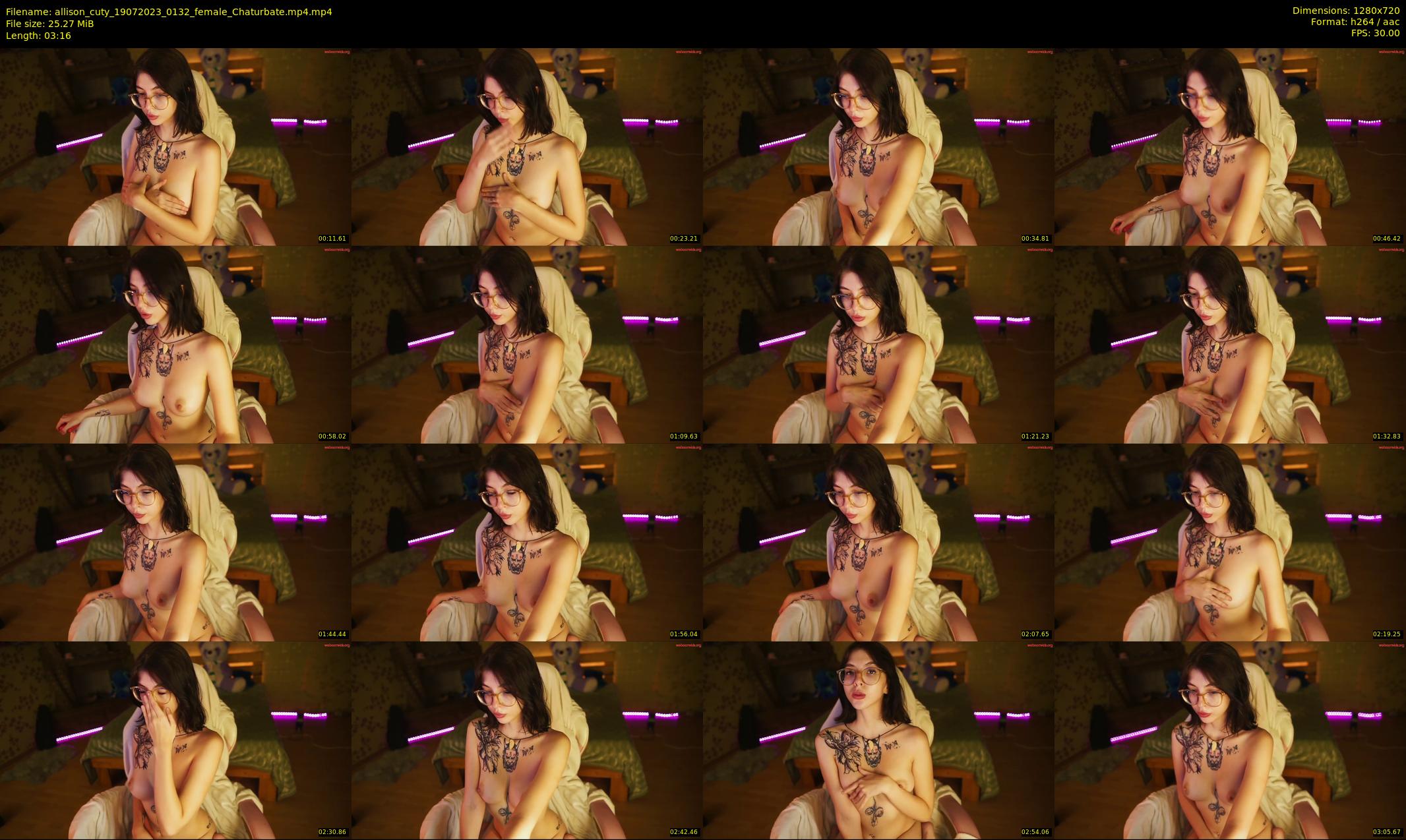 allison_cuty — 4 minute Chaturbate female cam show recording, 720p, Jul 19, 2023