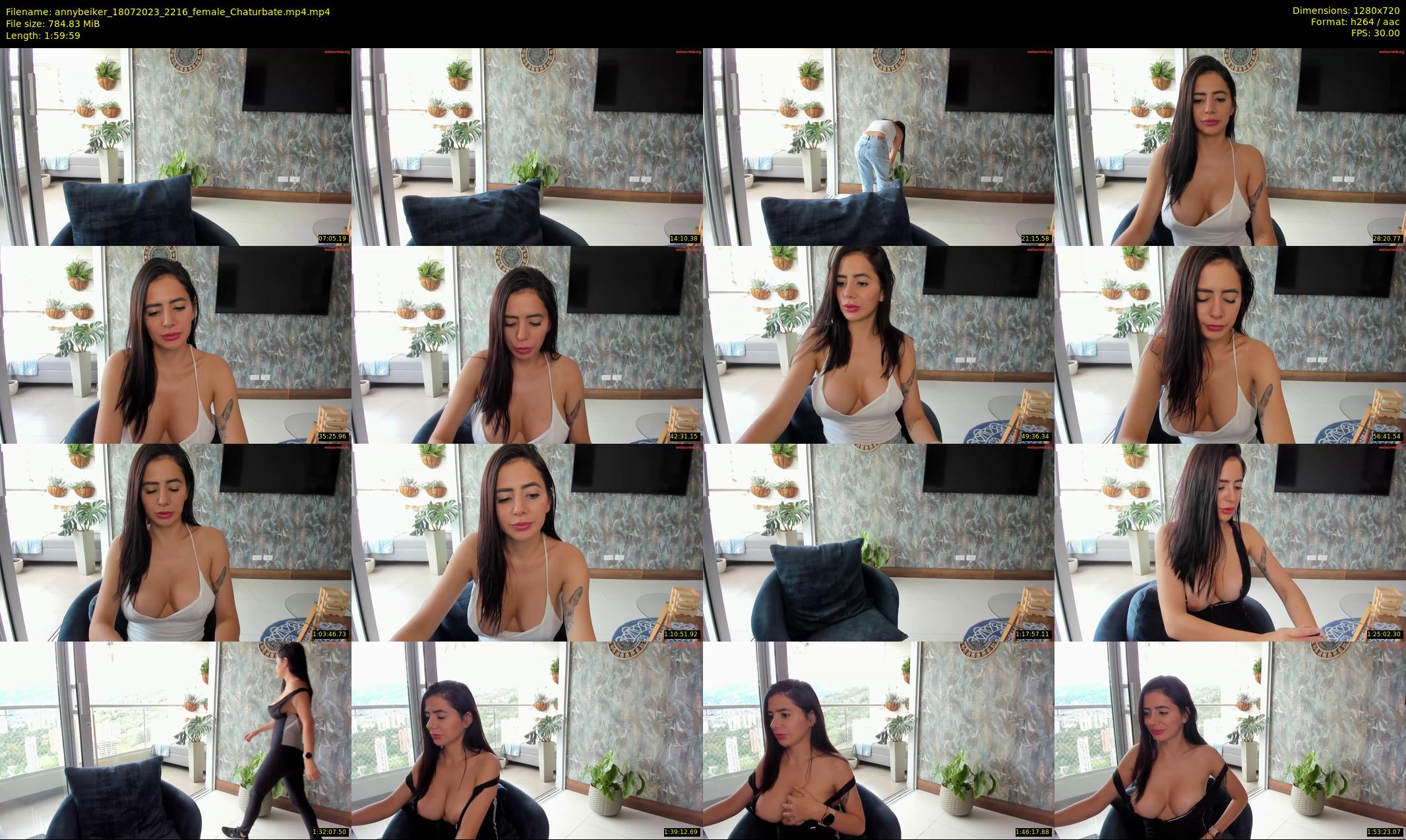 annybeiker — 120 minute Chaturbate female cam show recording, 720p, Jul 18, 2023