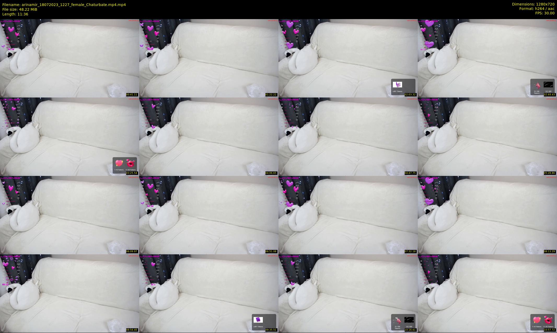 arinamir — 12 minute Chaturbate female cam show recording, 720p, Jul 18, 2023